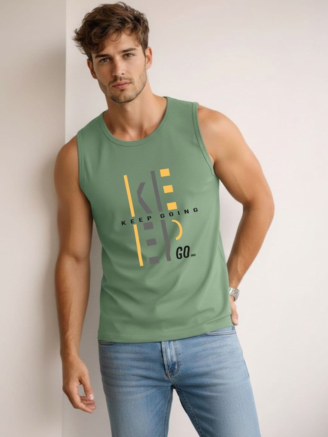 MINISTRY OF FRIENDS Printed Assorted Cotton Tank - view 1