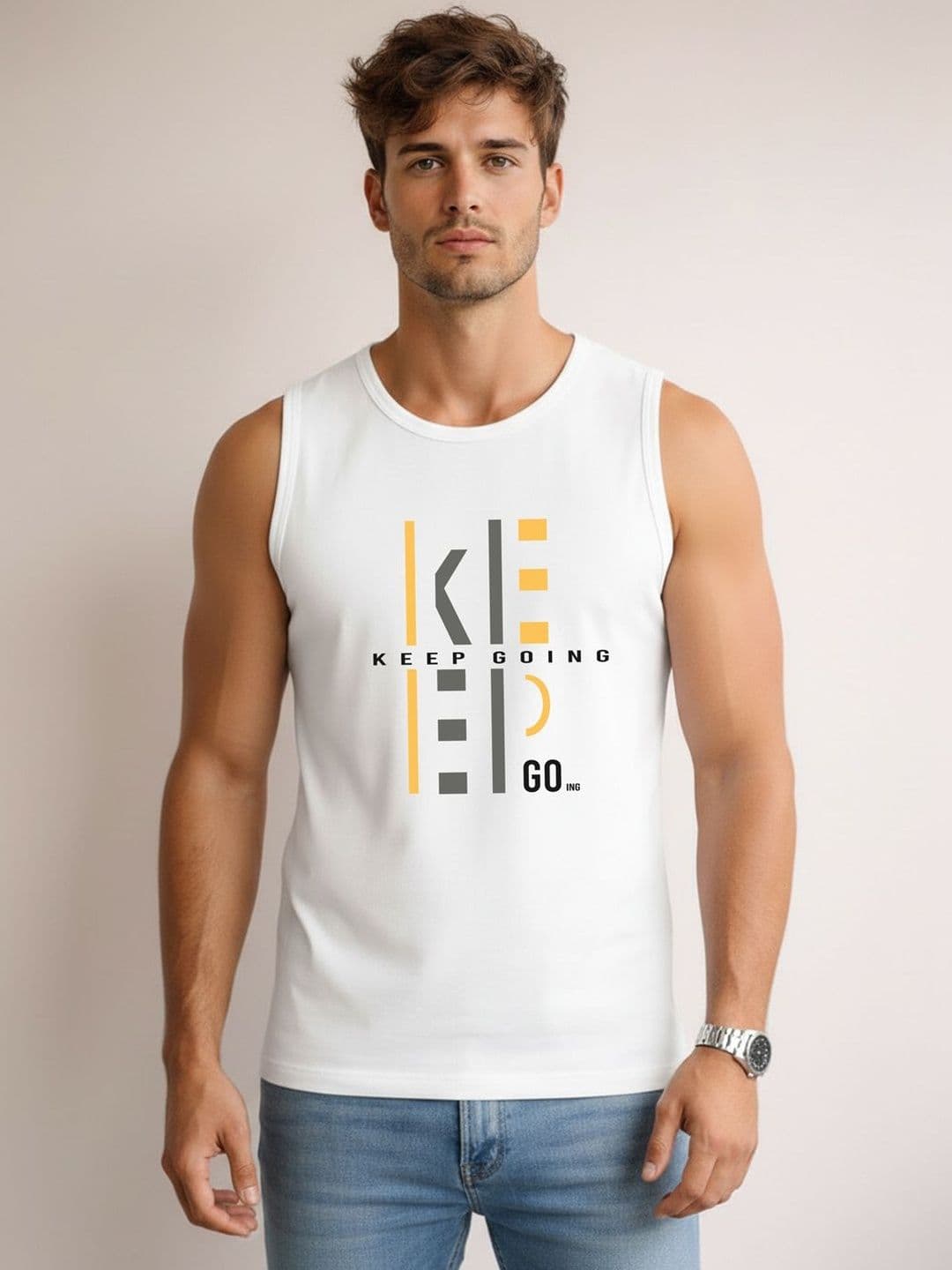 MINISTRY OF FRIENDS Printed Assorted Cotton Tank - view 1