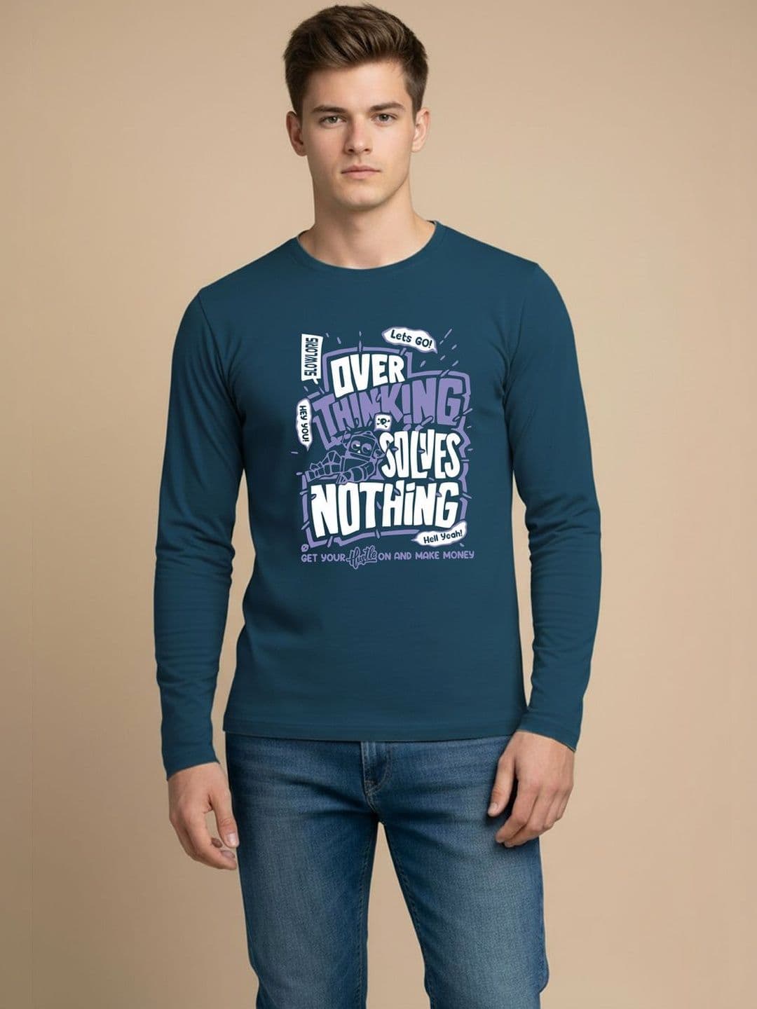 CRYPTIC Men Typography Printed T-shirt - view 1