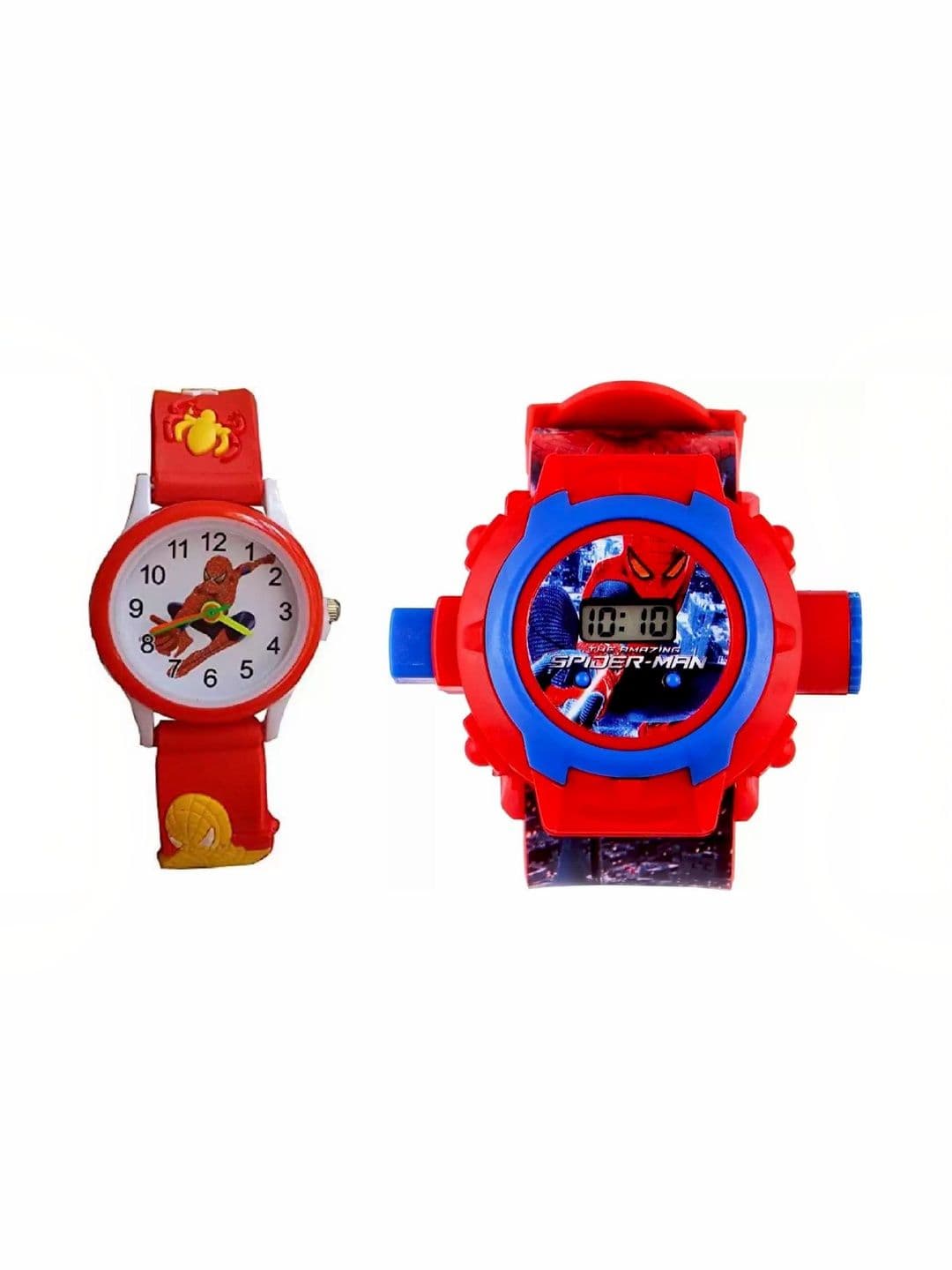 Blutech Unisex Kids Dial & Straps Watch BY-01 RED SPIDERMAN & PROJECTOR SPIDERMAN - view 1