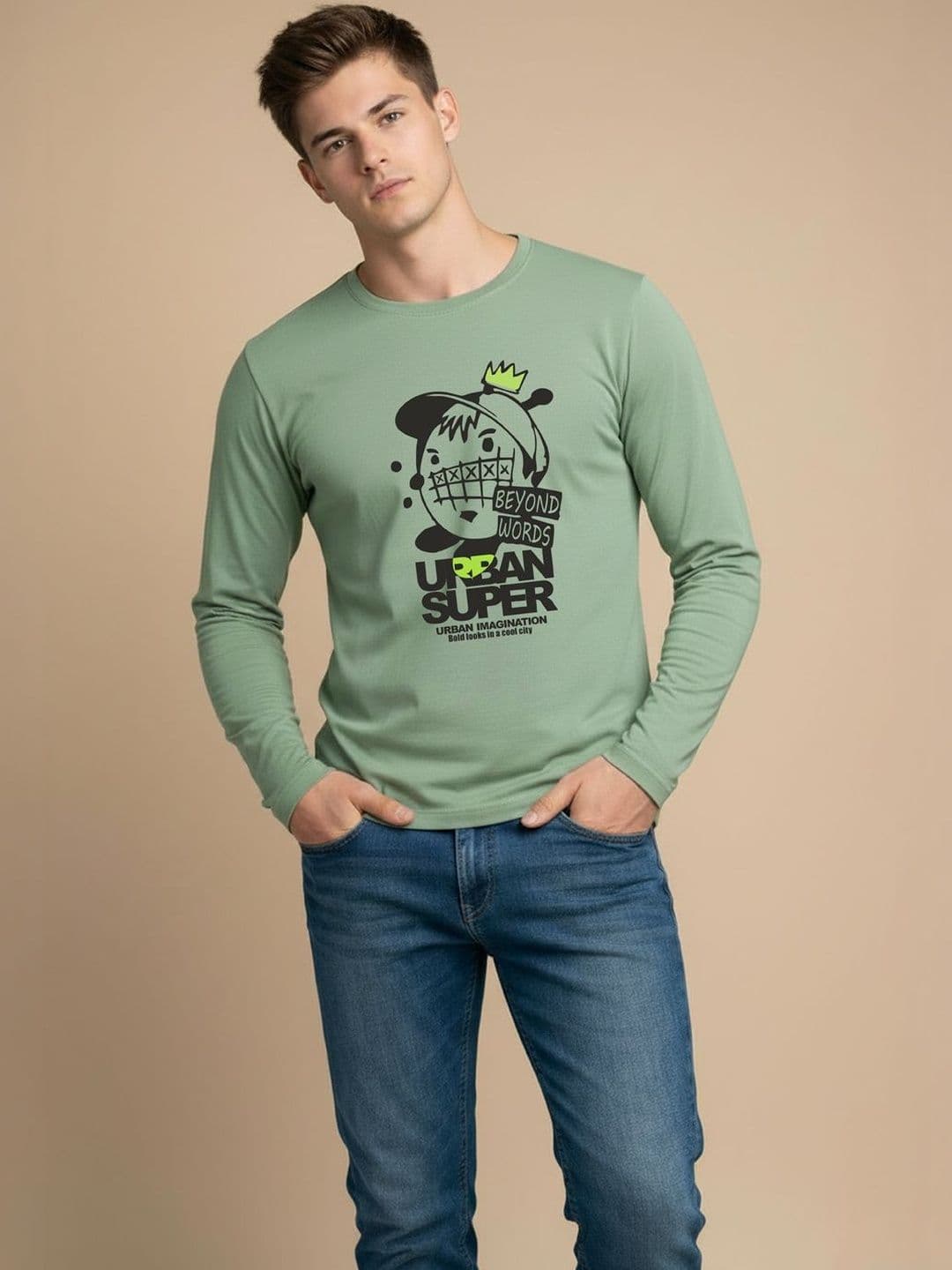 CRYPTIC Men Typography Printed T-shirt - view 1