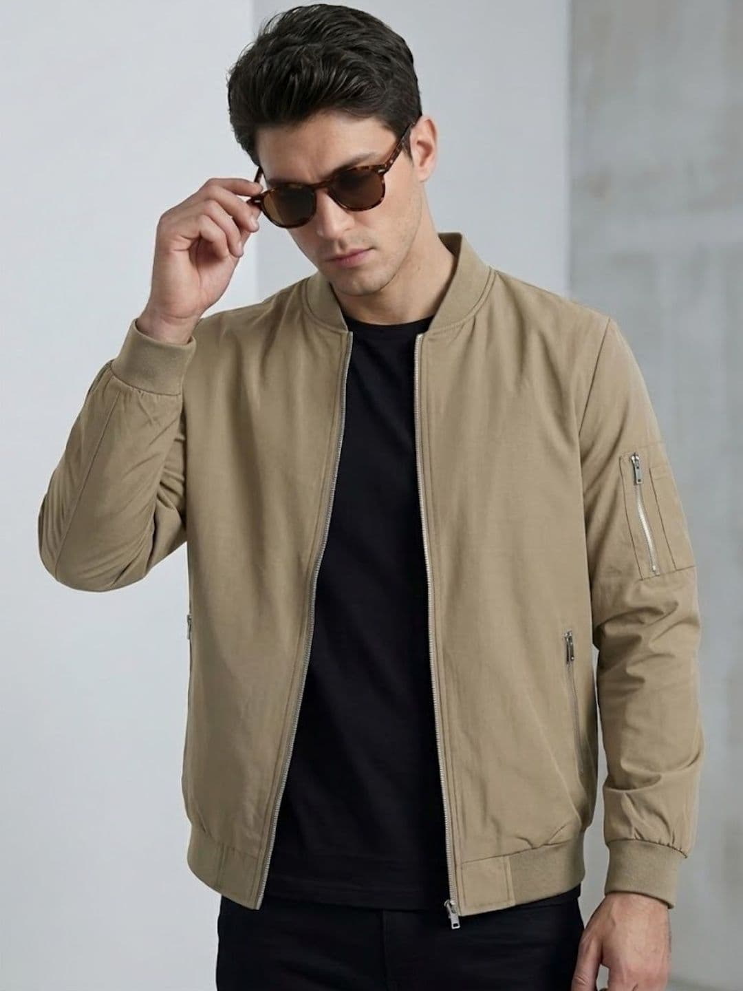 CARABA Men Lightweight Bomber Jacket - view 1