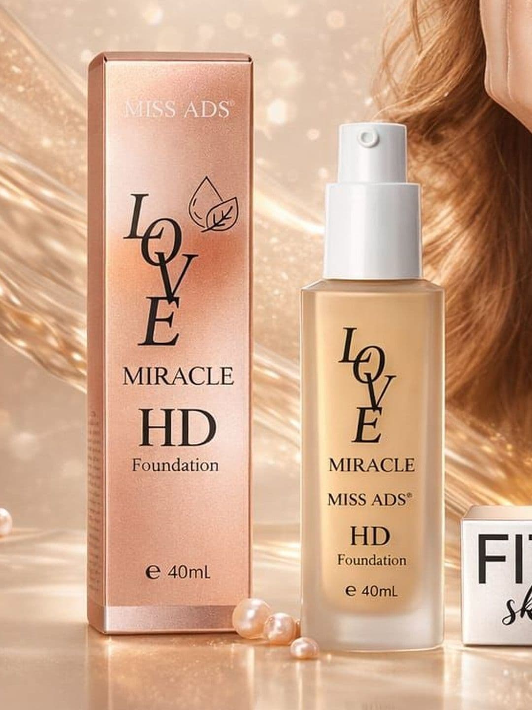 MISS ADS High Definition Miracle Foundation - 40 ml - Nude C25 - view 1