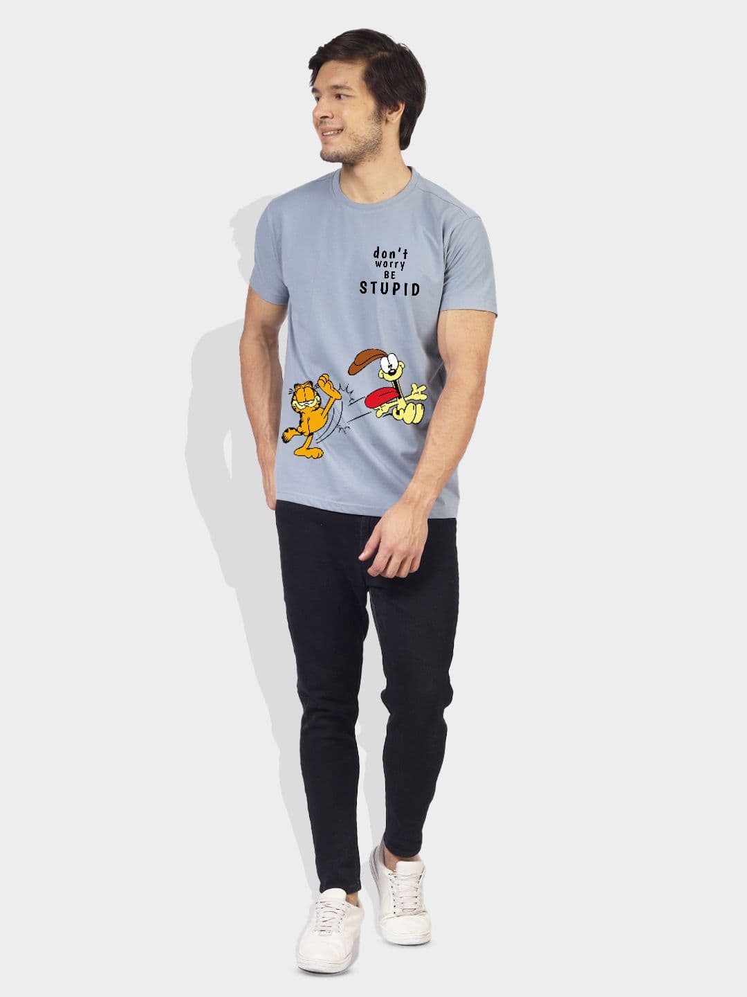Greylongg Men Garfield Printed T-shirt - view 1