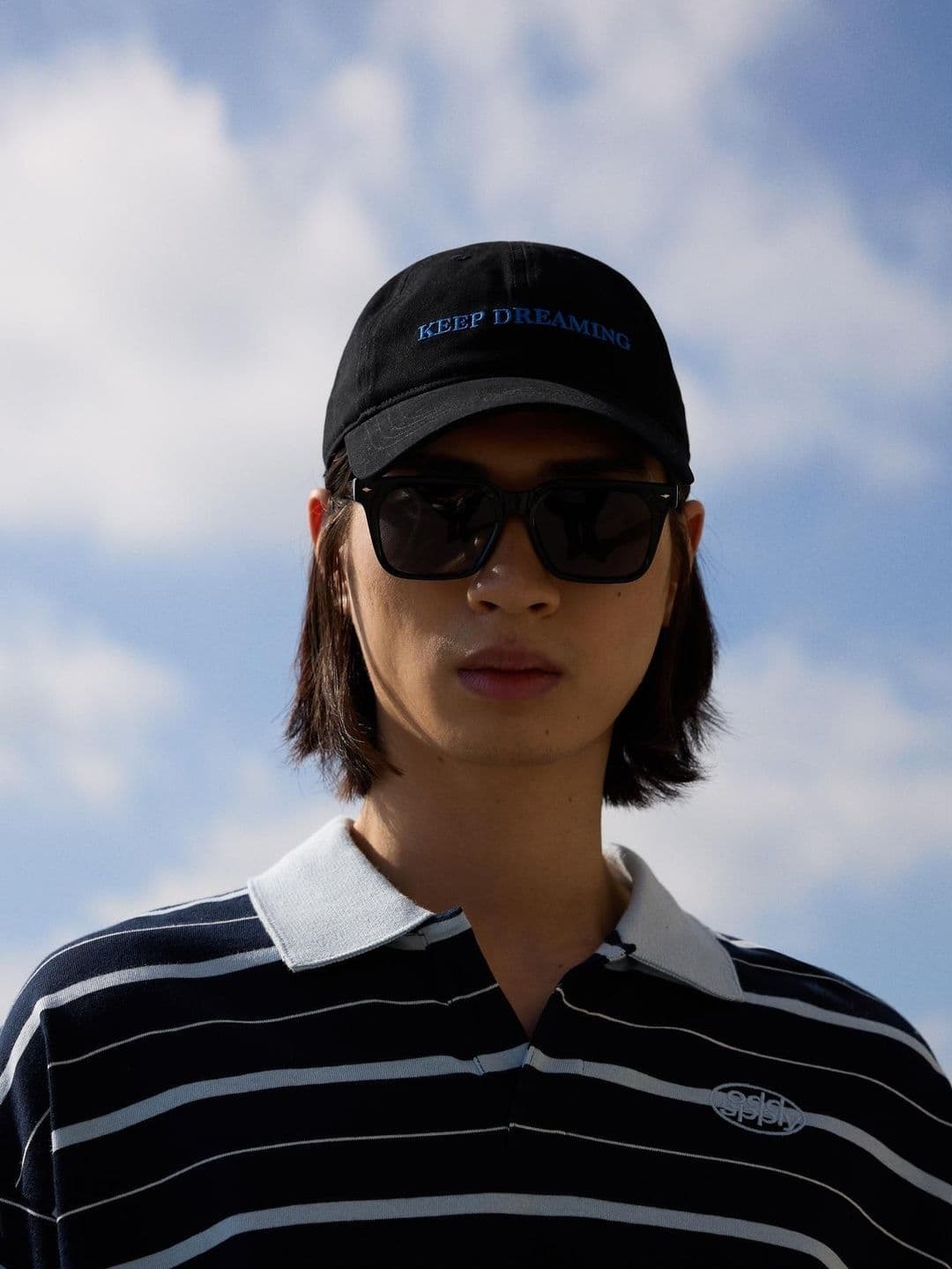 Bershka Men Embroidered Pure Cotton Cap - view 1