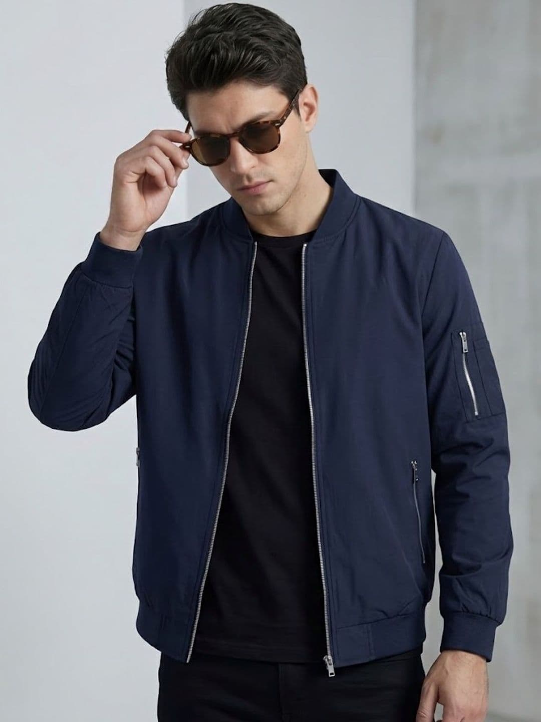 CARABA Men Lightweight Bomber Jacket - view 1
