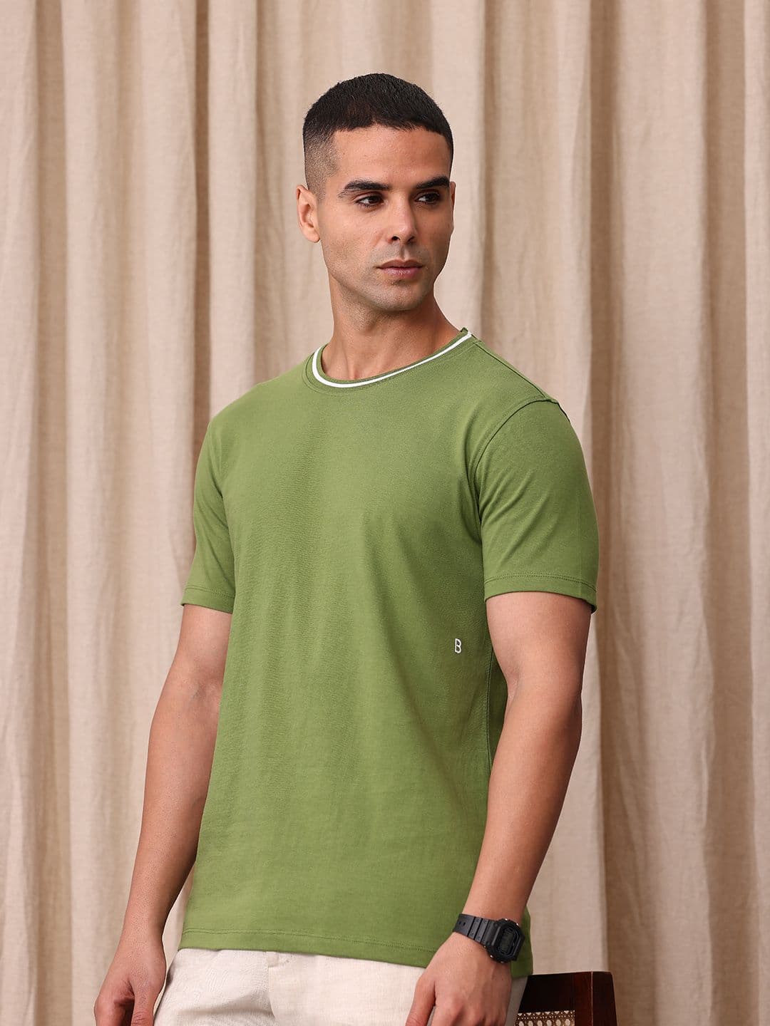 Mr Bowerbird Tailored Fit Pure Cotton T-shirt - view 1
