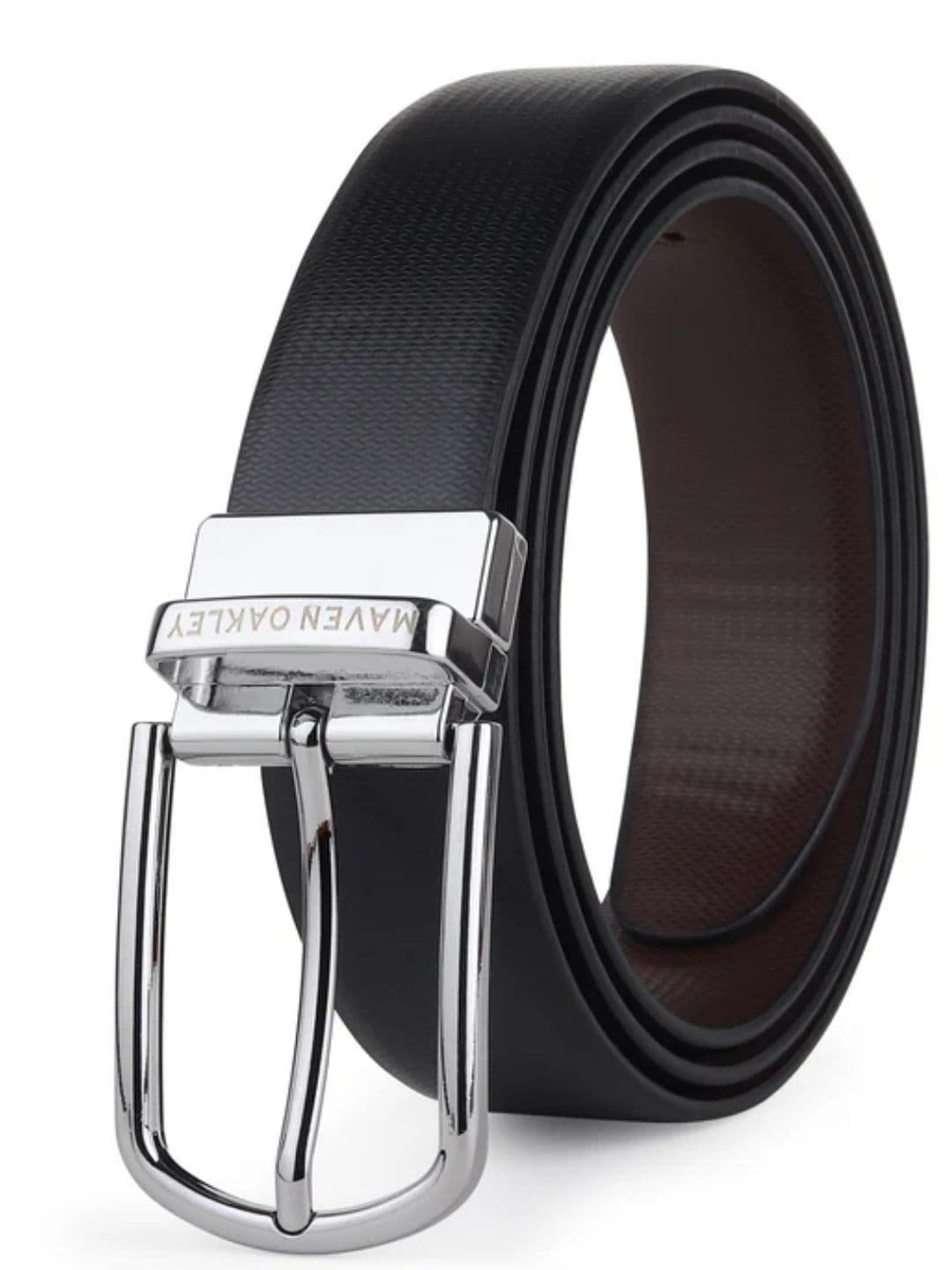 MAVEN OAKLEY Men Leather Reversible Formal Belt - view 1