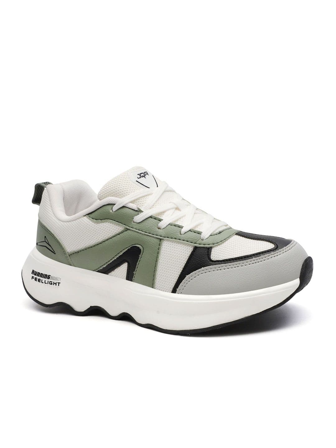 JQR Men Colourblocked Mesh Running Shoes - view 1