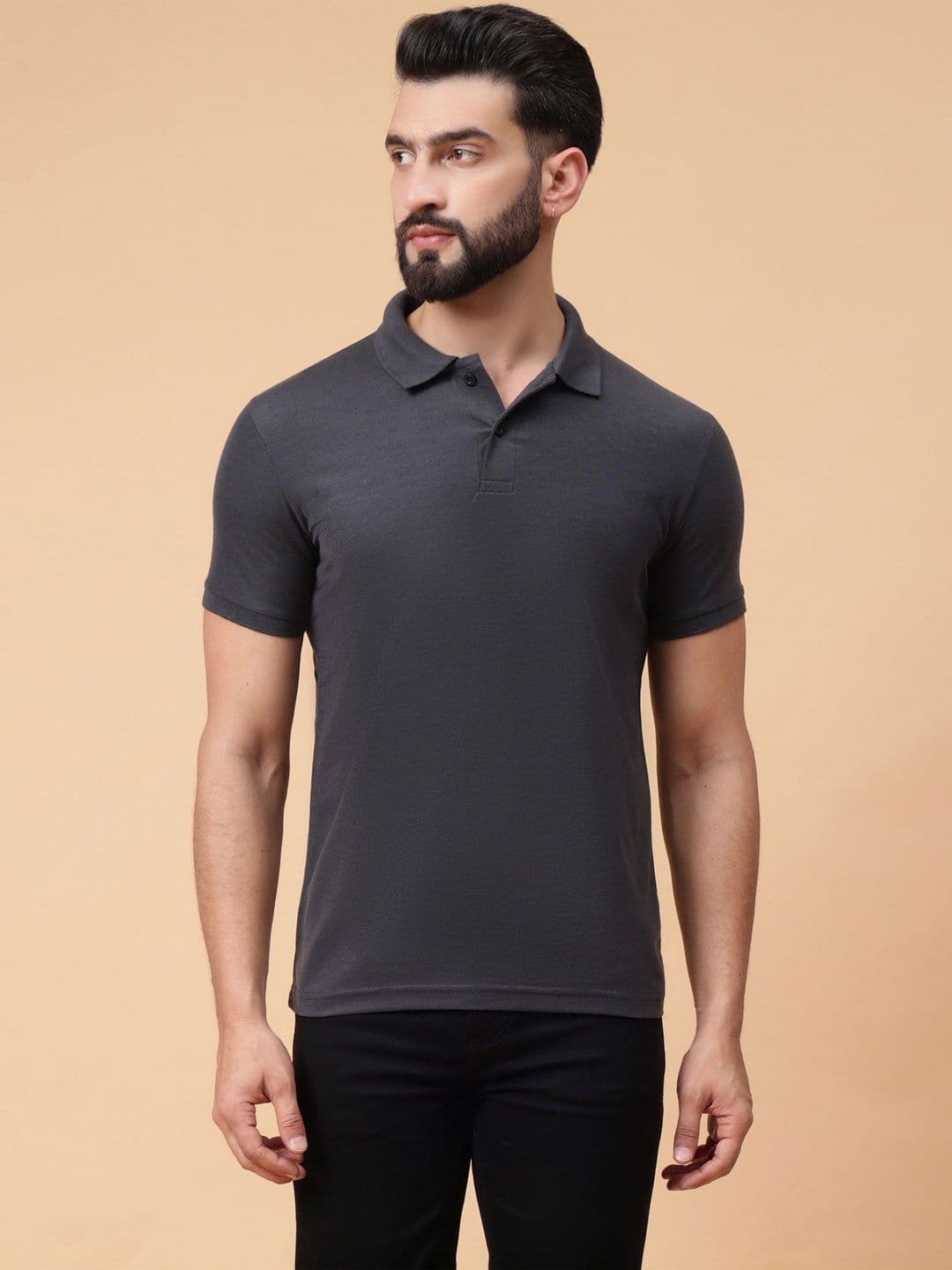 The Roadster Lifestyle Co Cotton Polo Collar Tshirts - view 1