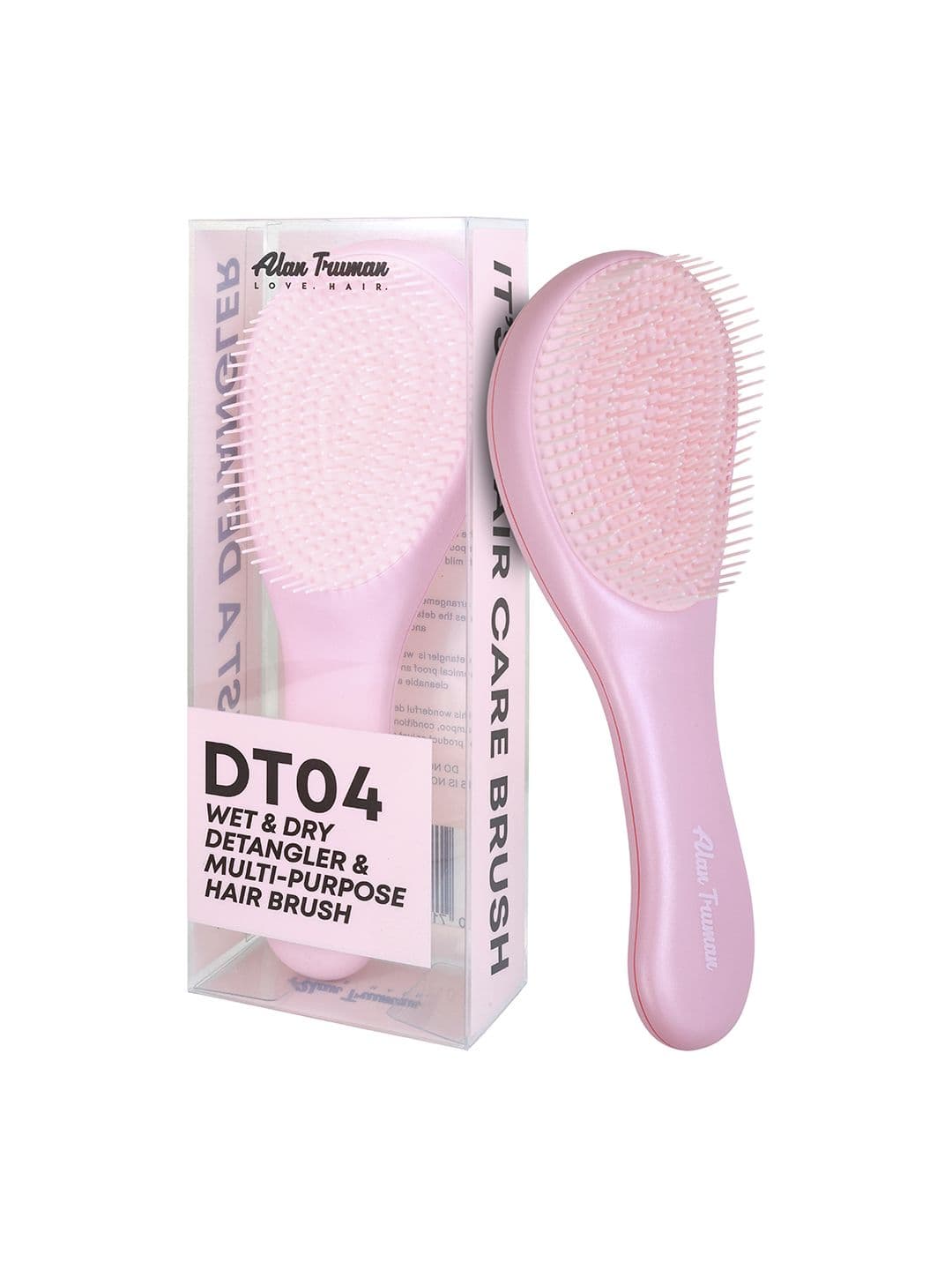 Alan Truman DT04 Detangling Brush - Pink - view 1