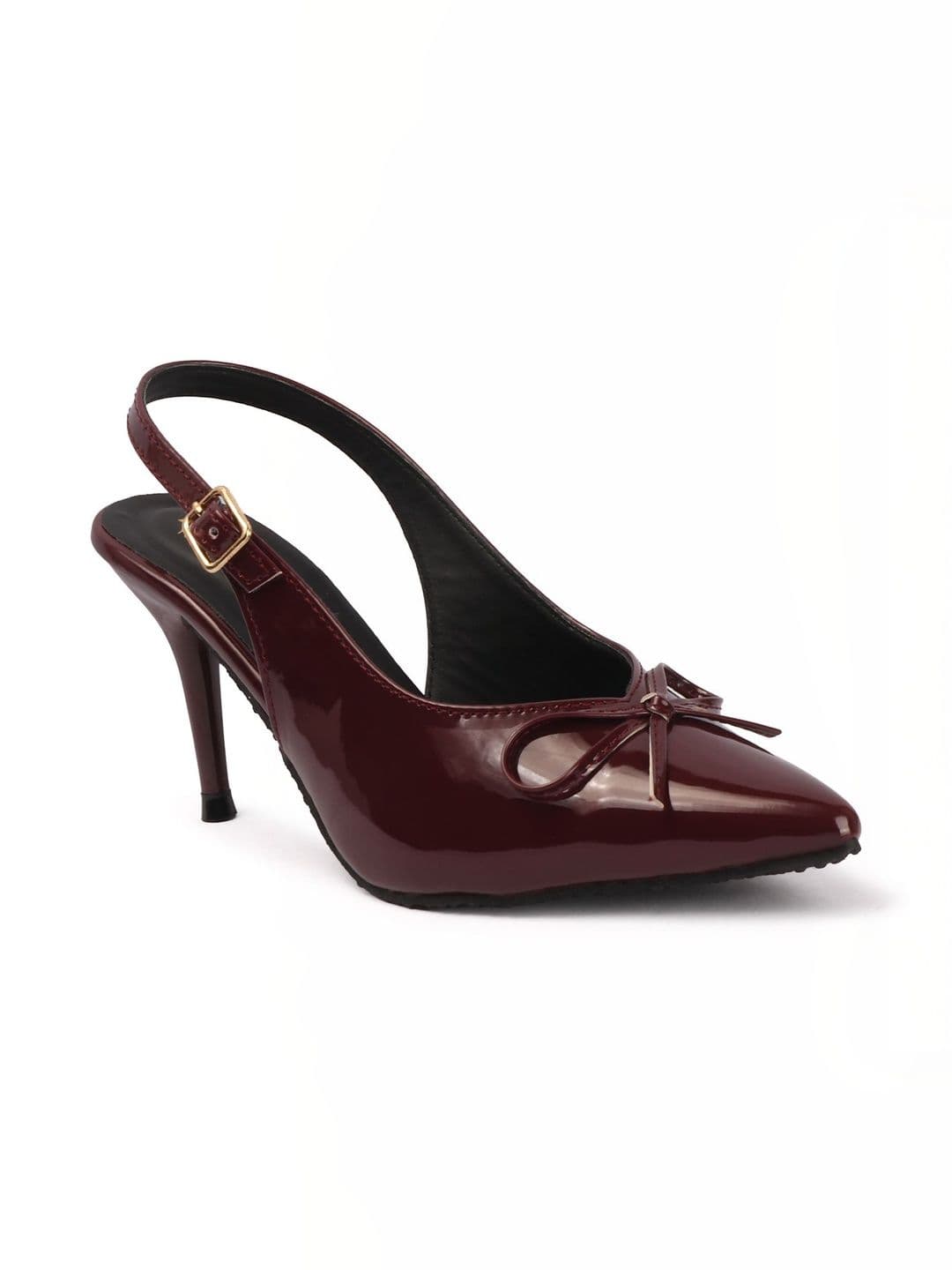 Yesmiss Party Stiletto Pumps with Bows - view 1