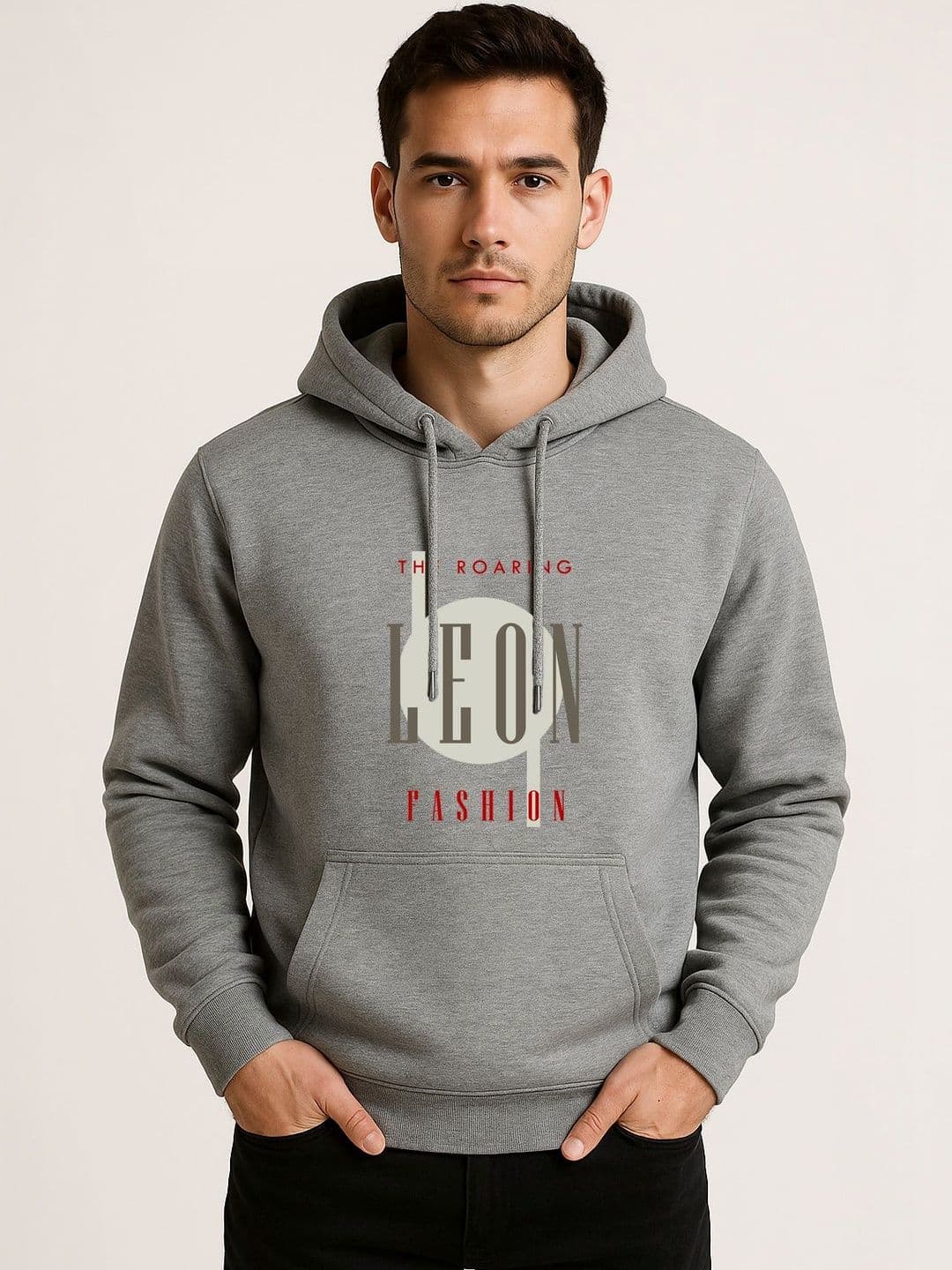 LEON Men Printed Hooded Sweatshirt - view 1