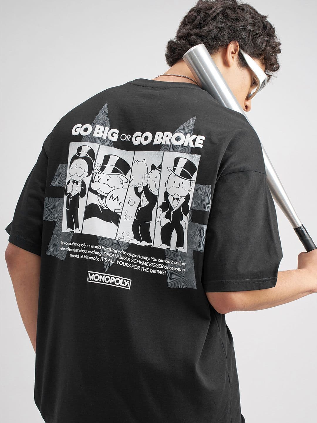 HIGHLANDER Men Printed Drop-Shoulder Sleeves T-shirt - view 1