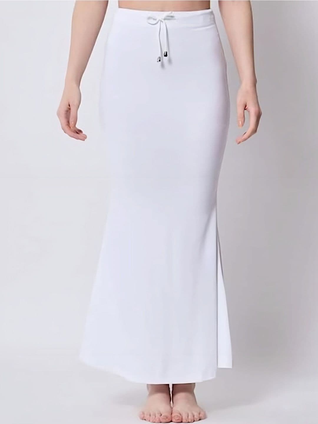 DUNBERRY LONDON White Women Tummy Control Slimming Body Shaper Stretchable Saree Shapewear - view 1