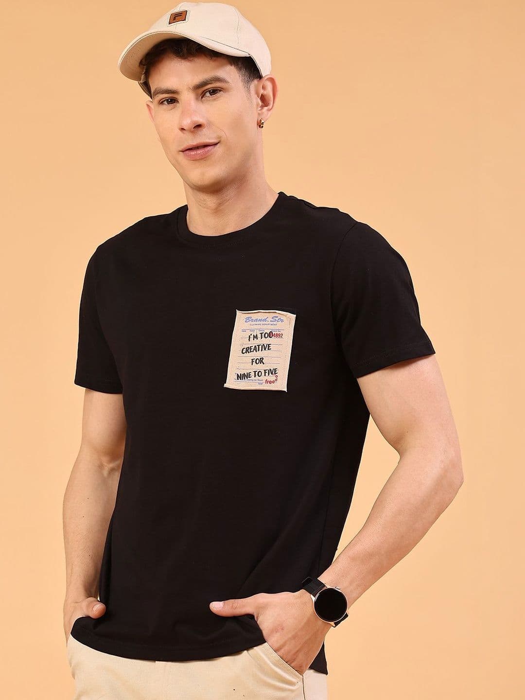 V-Mart Men Printed T-shirt - view 1