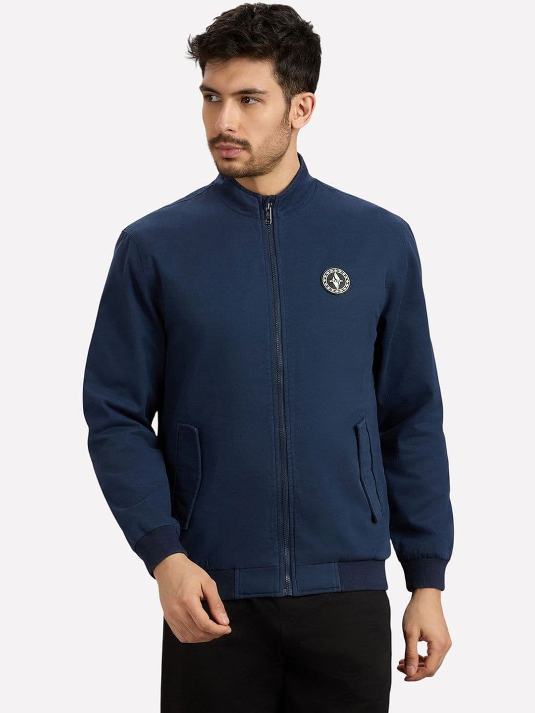 Skechers Cotton Collarless Sporty Jacket - view 1
