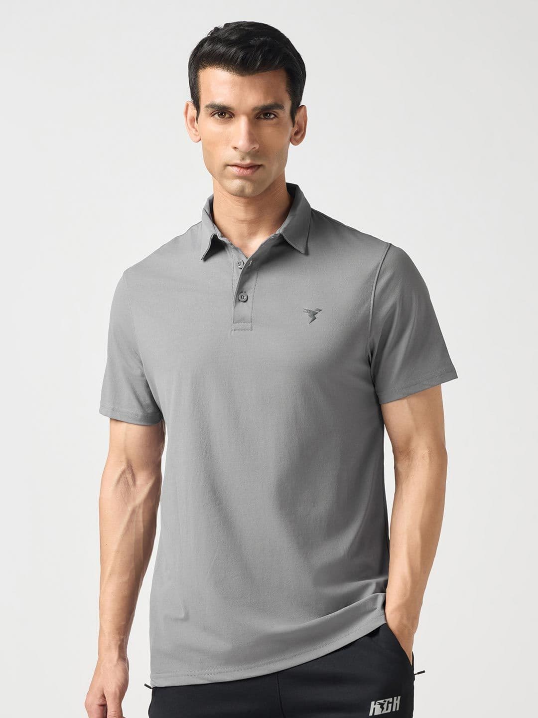Technosport Polo Collar Rapid-Dry Slim Fit T-shirt - view 1