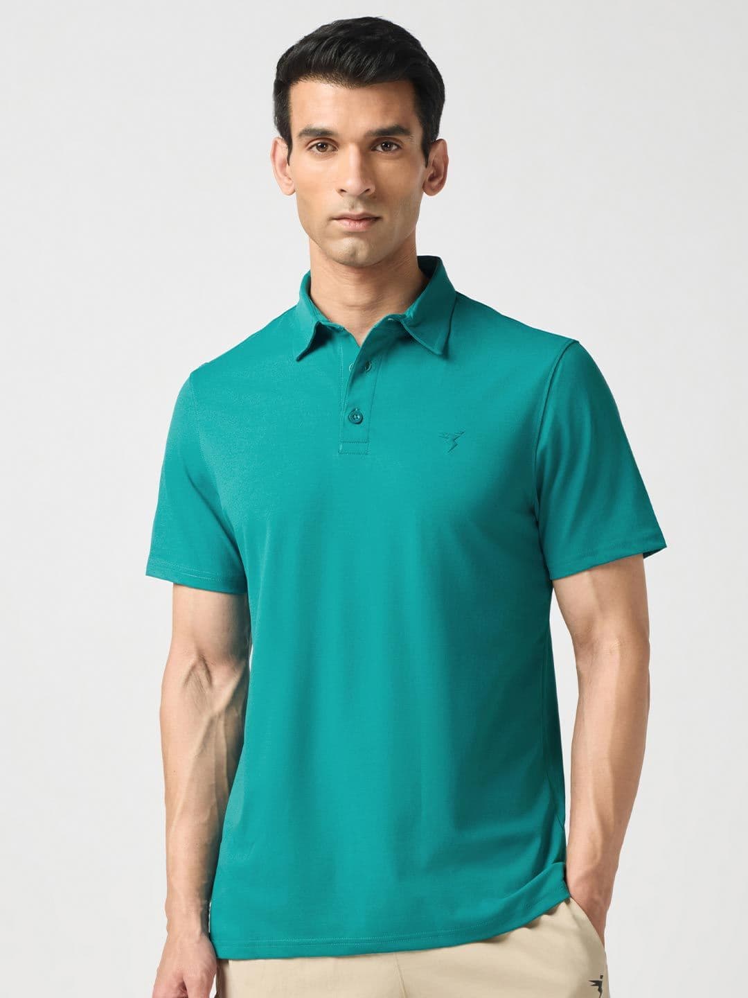 Technosport Polo Collar Rapid-Dry Slim Fit T-shirt - view 1