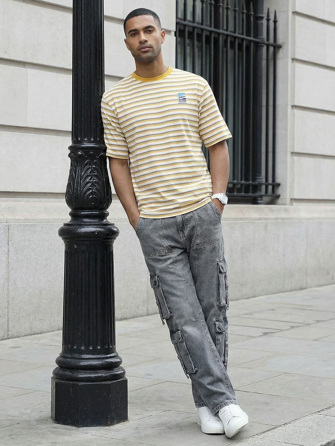 The Roadster Life Co. Striped Relaxed T-shirt - view 1
