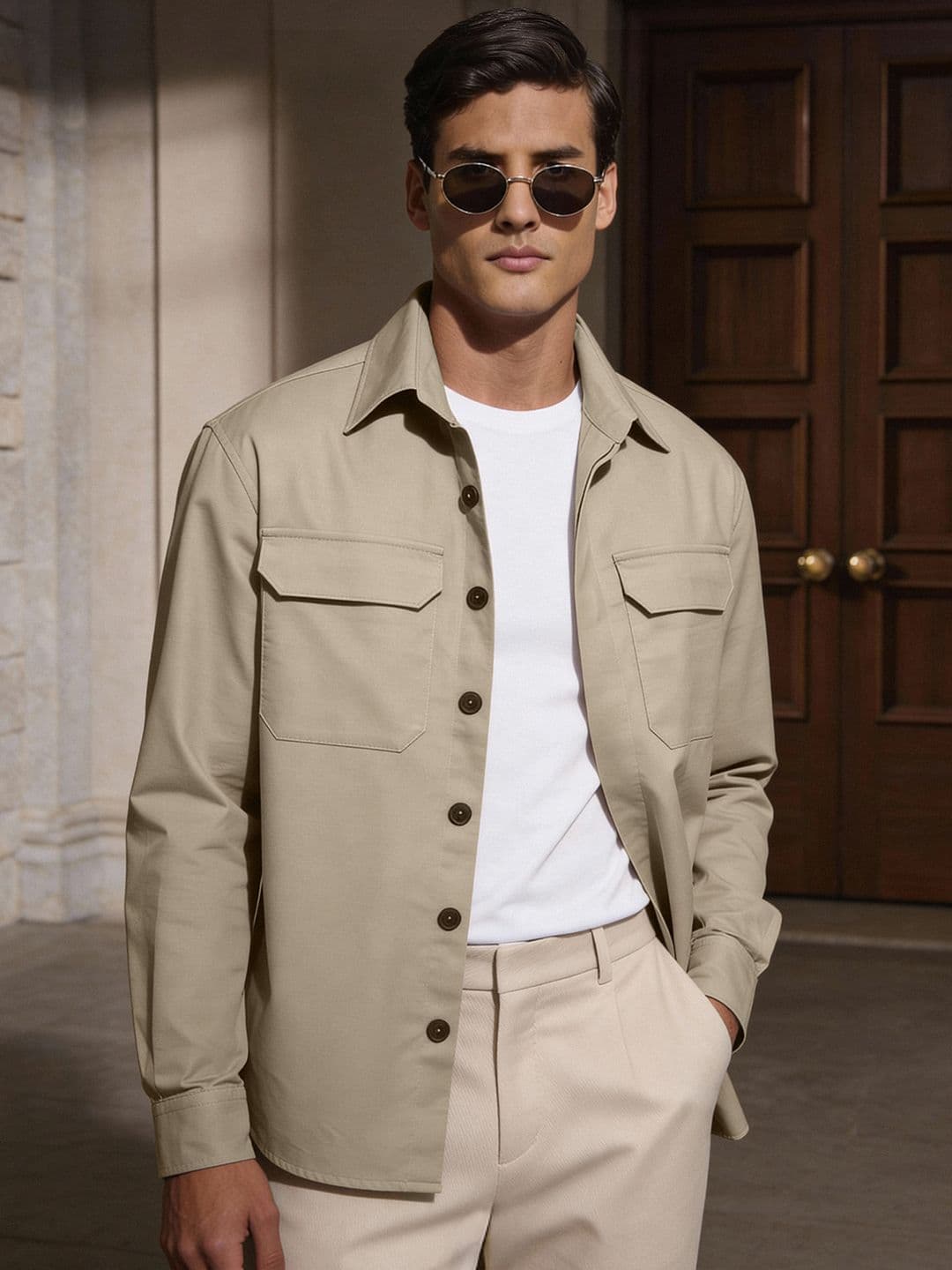 VAHRO 100% Cotton Summer Overshirt - view 1
