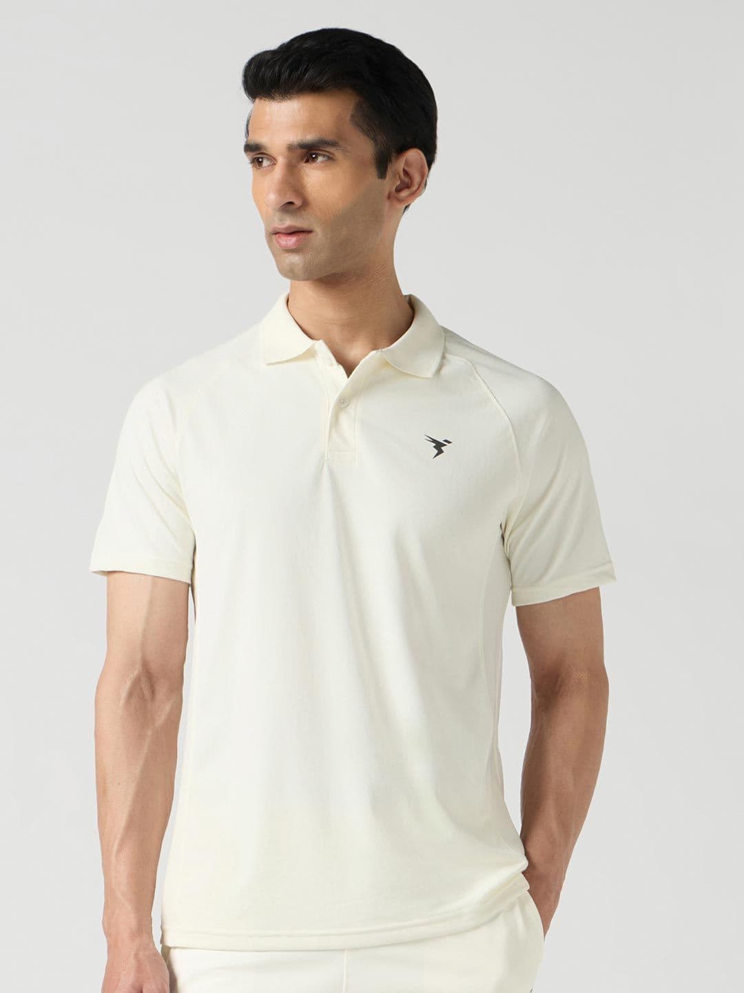 Technosport Men Brand Logo Polo Collar Anti Static Slim Fit T-shirt - view 1
