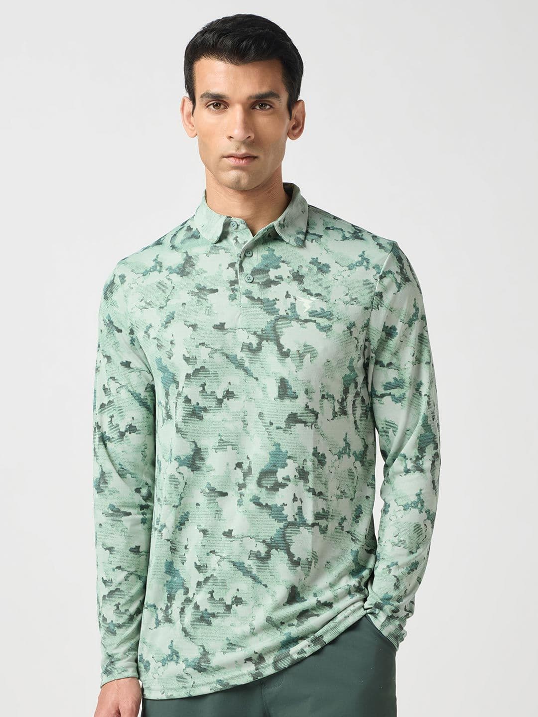 Technosport Men Graphic Printed Polo Collar T-shirt - view 1