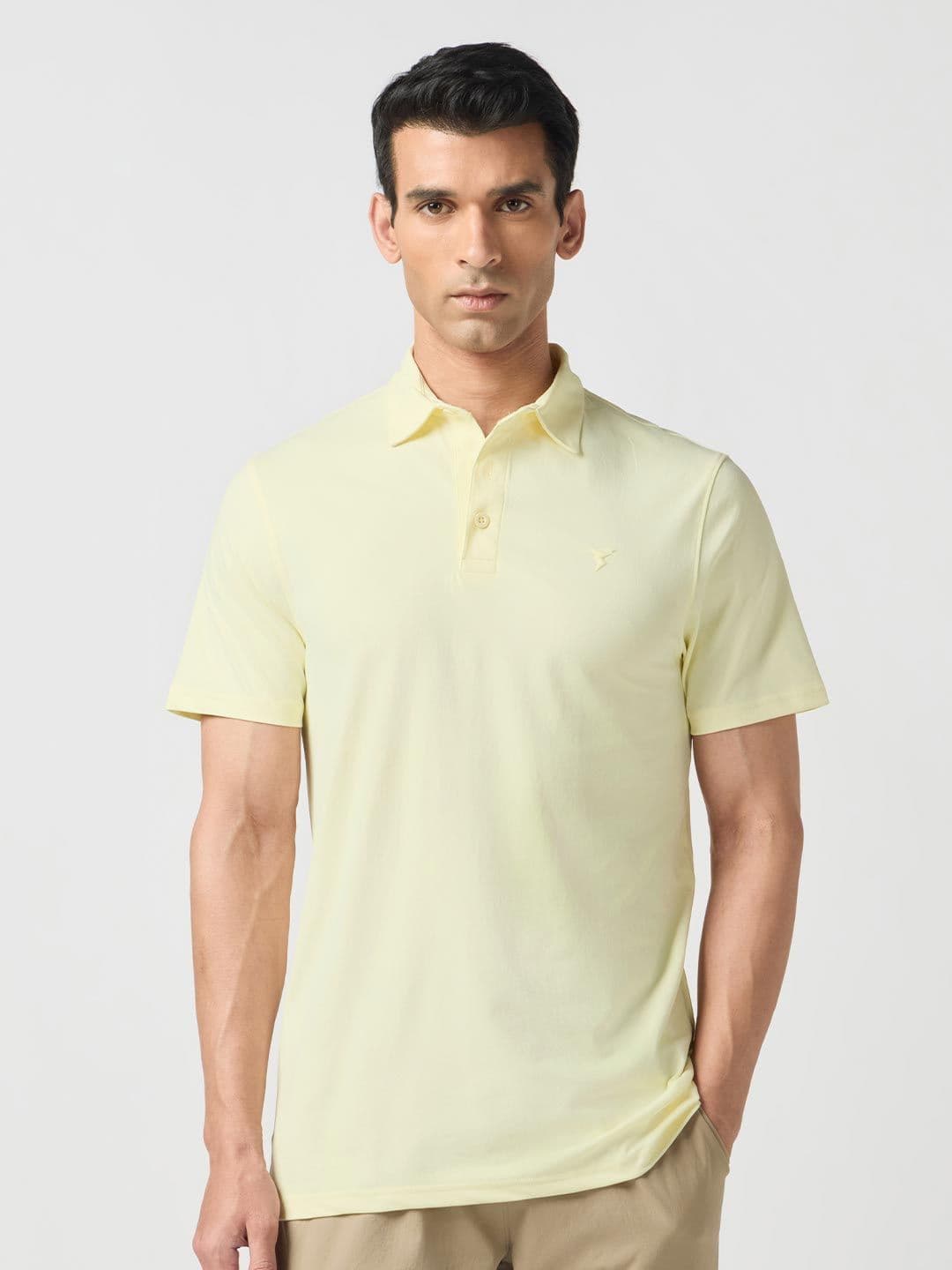 Technosport Men Polo Collar Slim Fit T-shirt - view 1