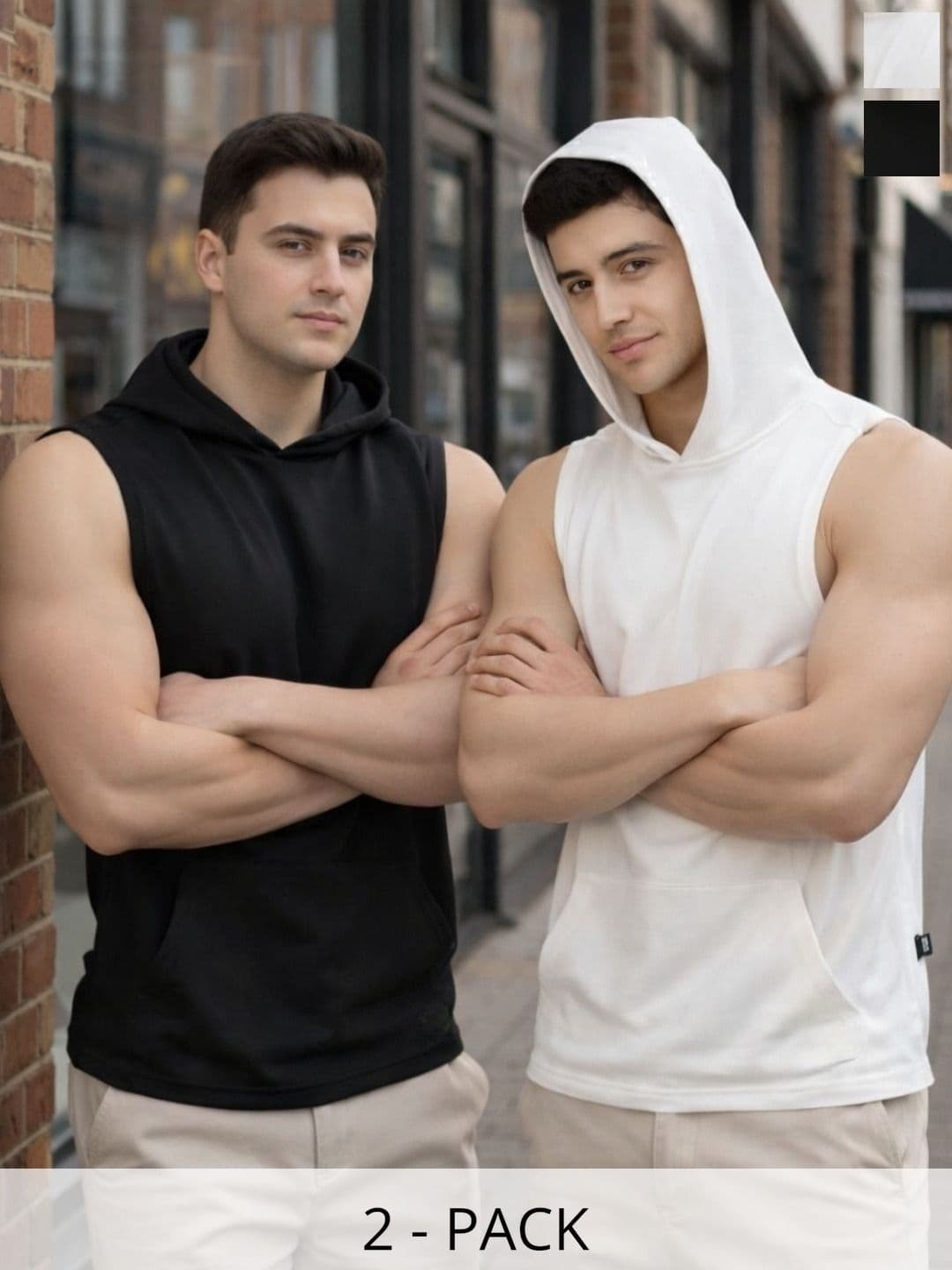 Metronaut Men 2 Hooded Pockets T-shirt - view 1