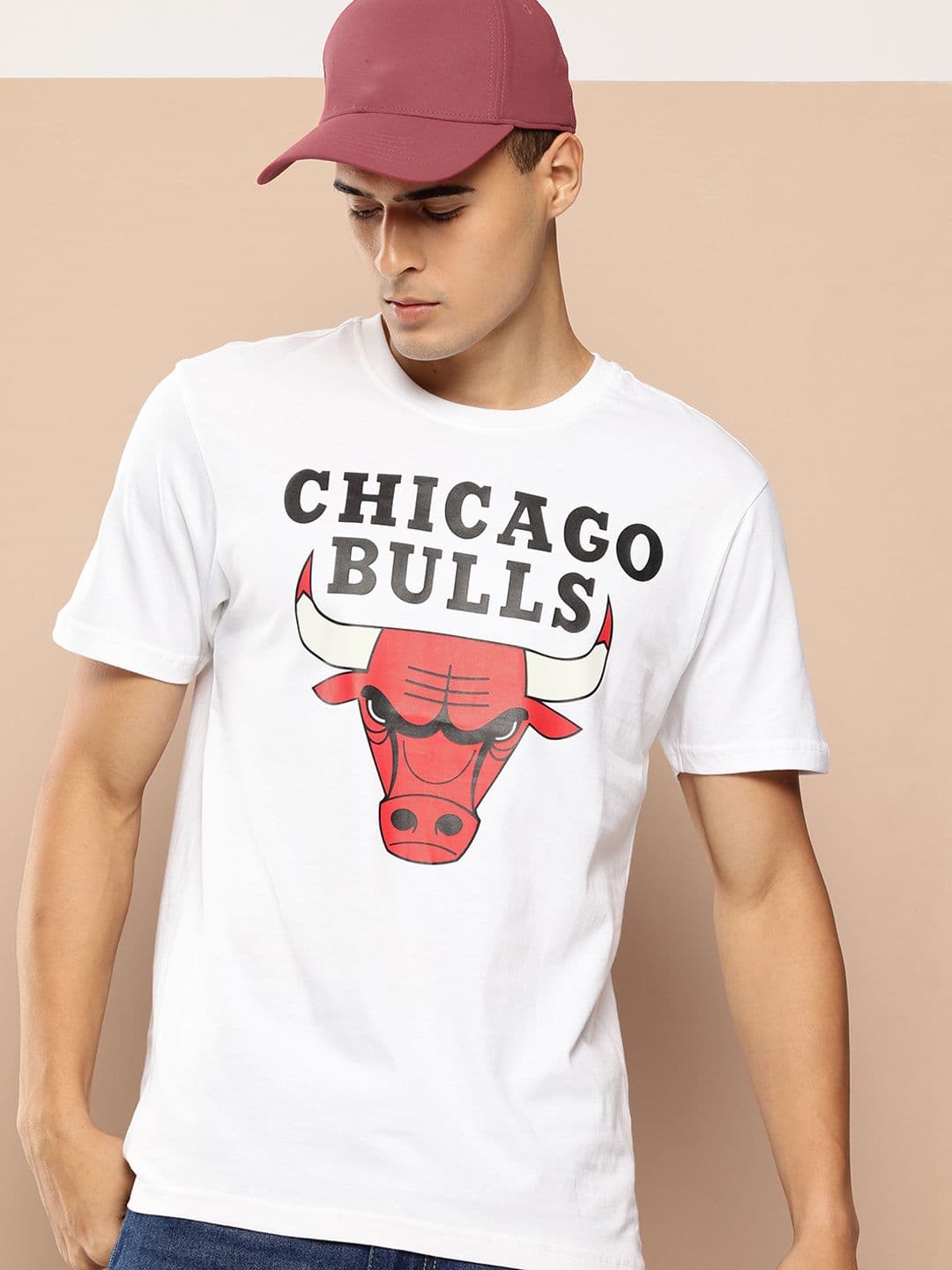 NBA Chicago Bulls Printed Pure Cotton T-shirt - view 1