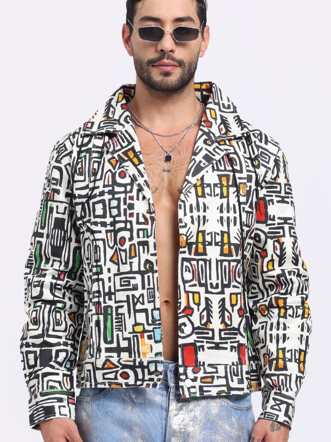 AURGE Men Crop Woven Jacket - view 1