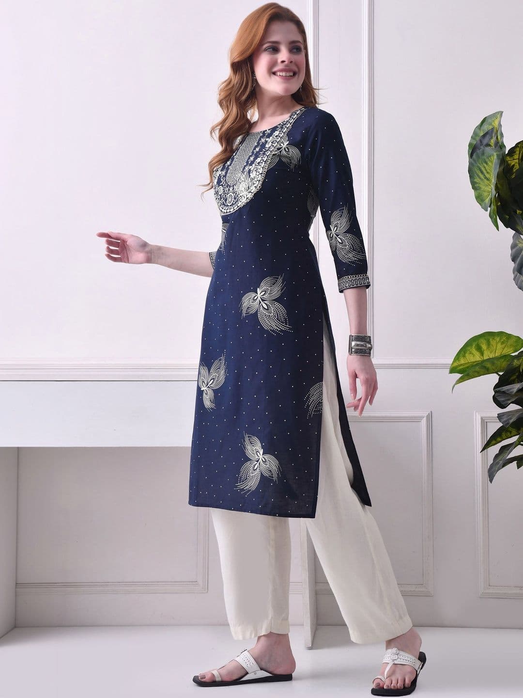 KJTRENDS Women Floral Printed Floral Kurta - view 1