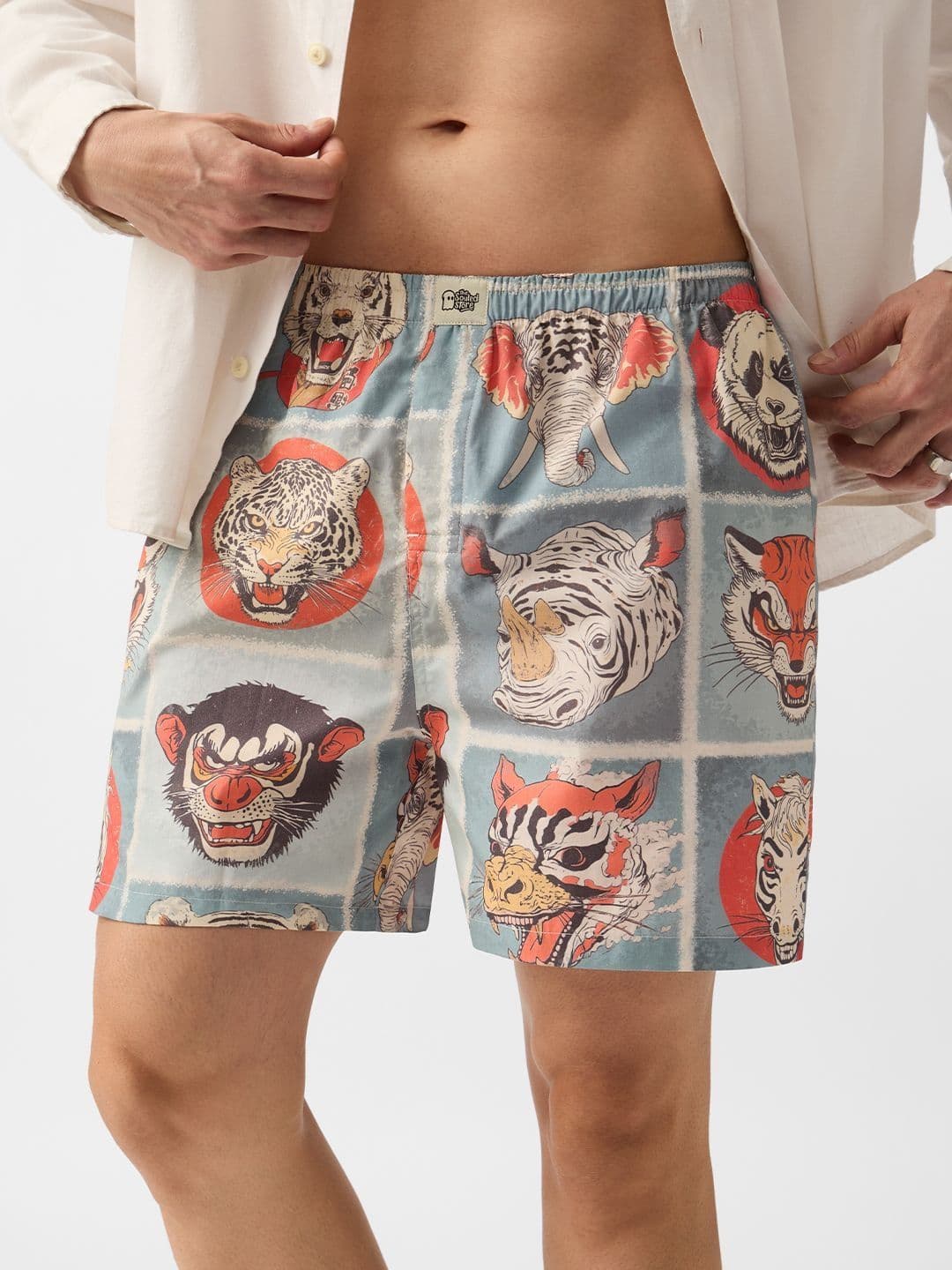 The Souled Store Printed Mid Rise Boxers - view 1