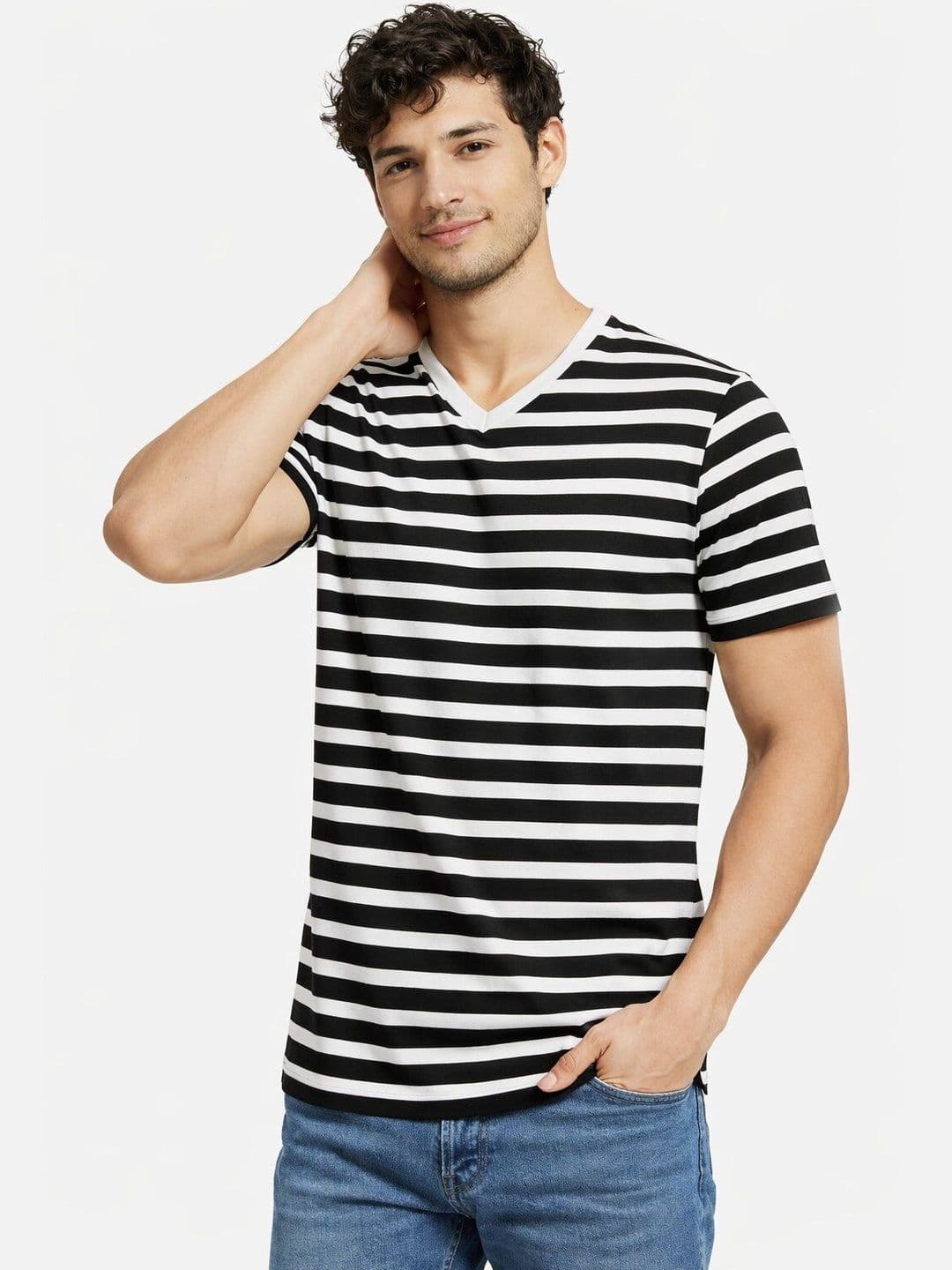 UnaOne Men V-Neck T-shirt - view 1