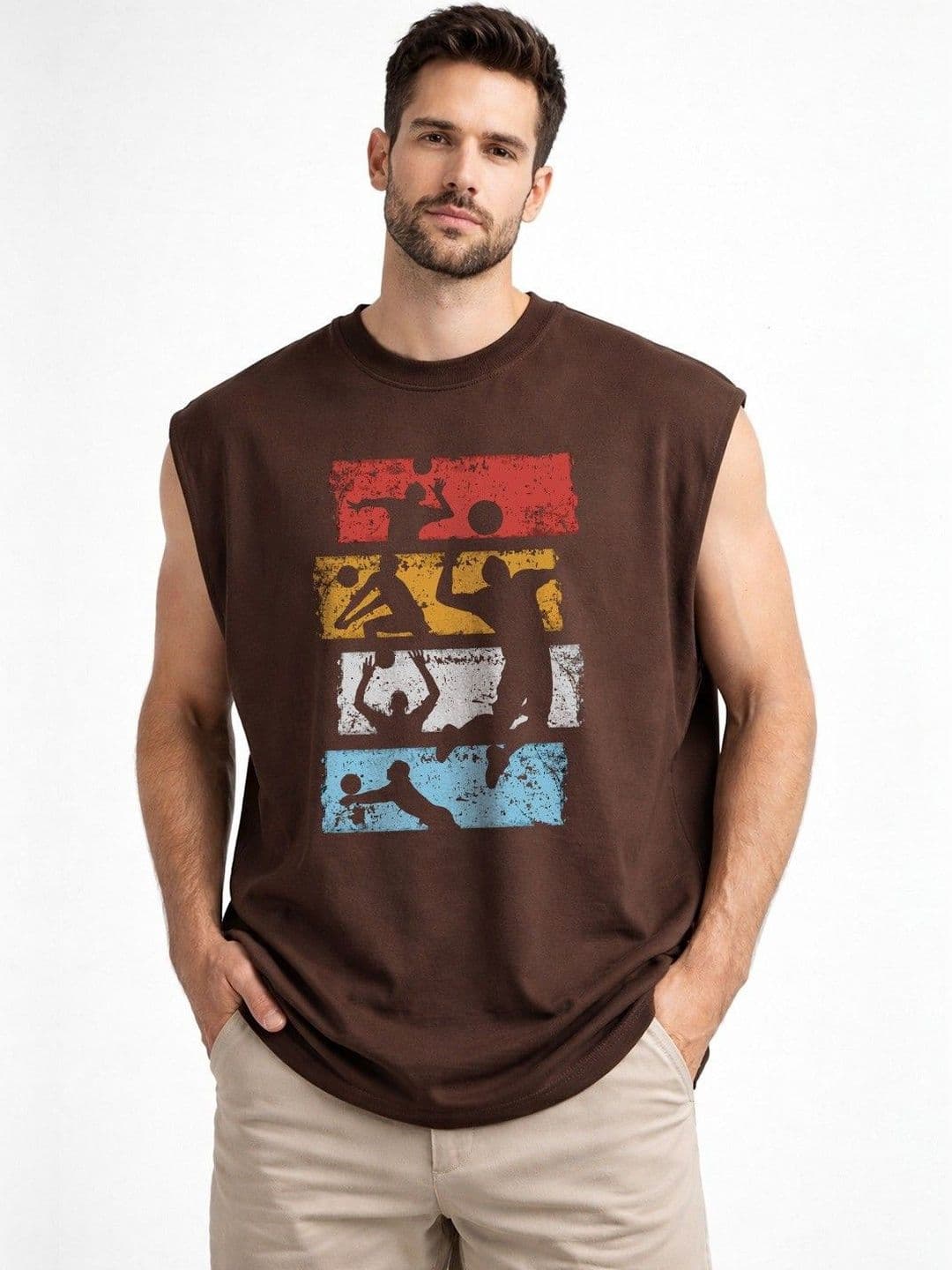 RuledBySun Printed Cotton Tank - view 1