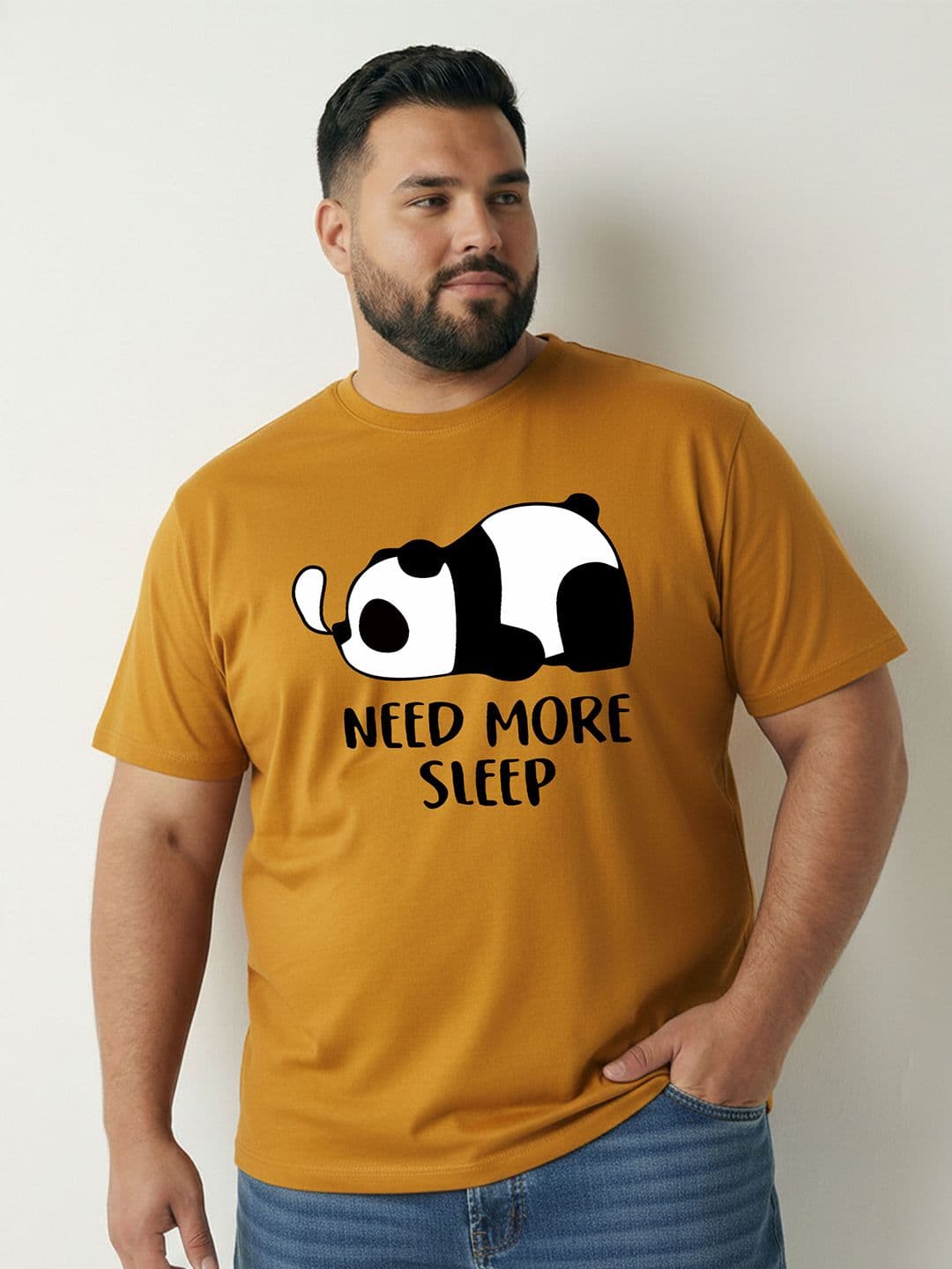 Toodle Plus Men Plus Size Cotton Printed T-shirt - view 1