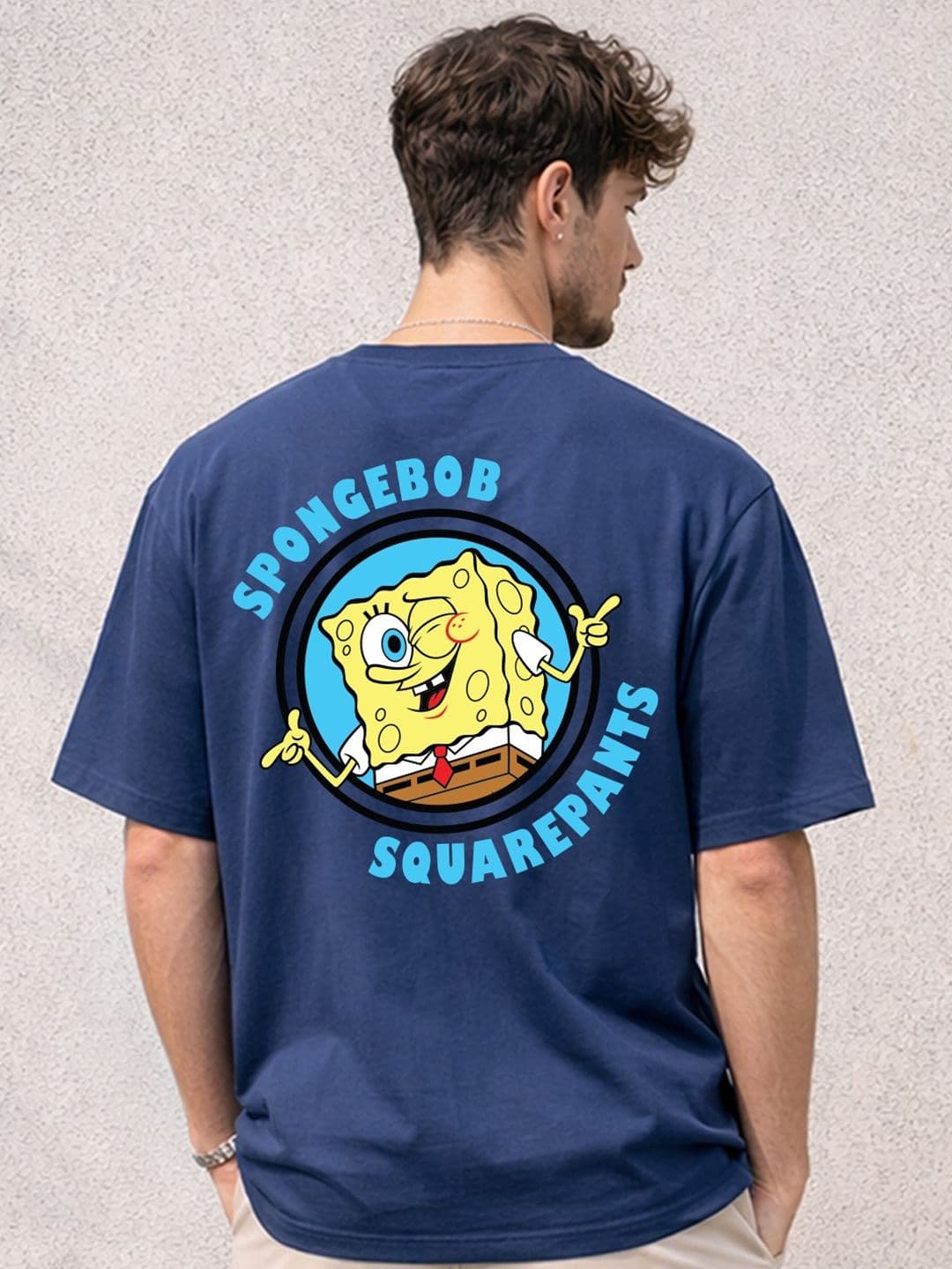 Kook N Keech X Minute Mirth Men Spongebob Printed T-shirt - view 1