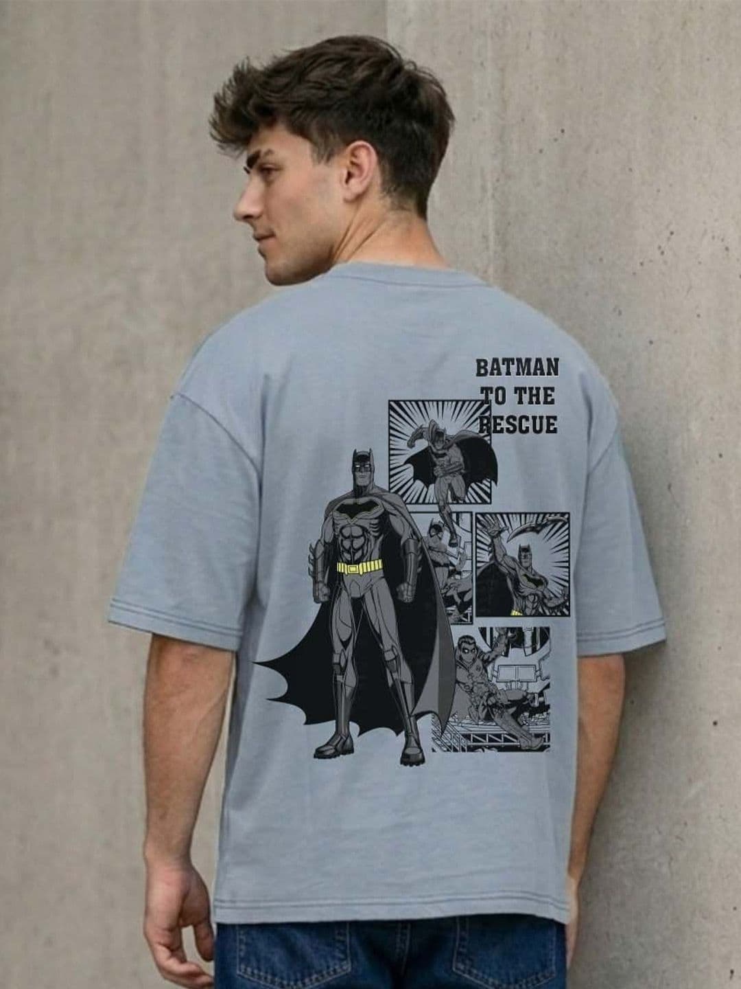 Kook N Keech X Minute Mirth Men Batman Printed T-shirt - view 1