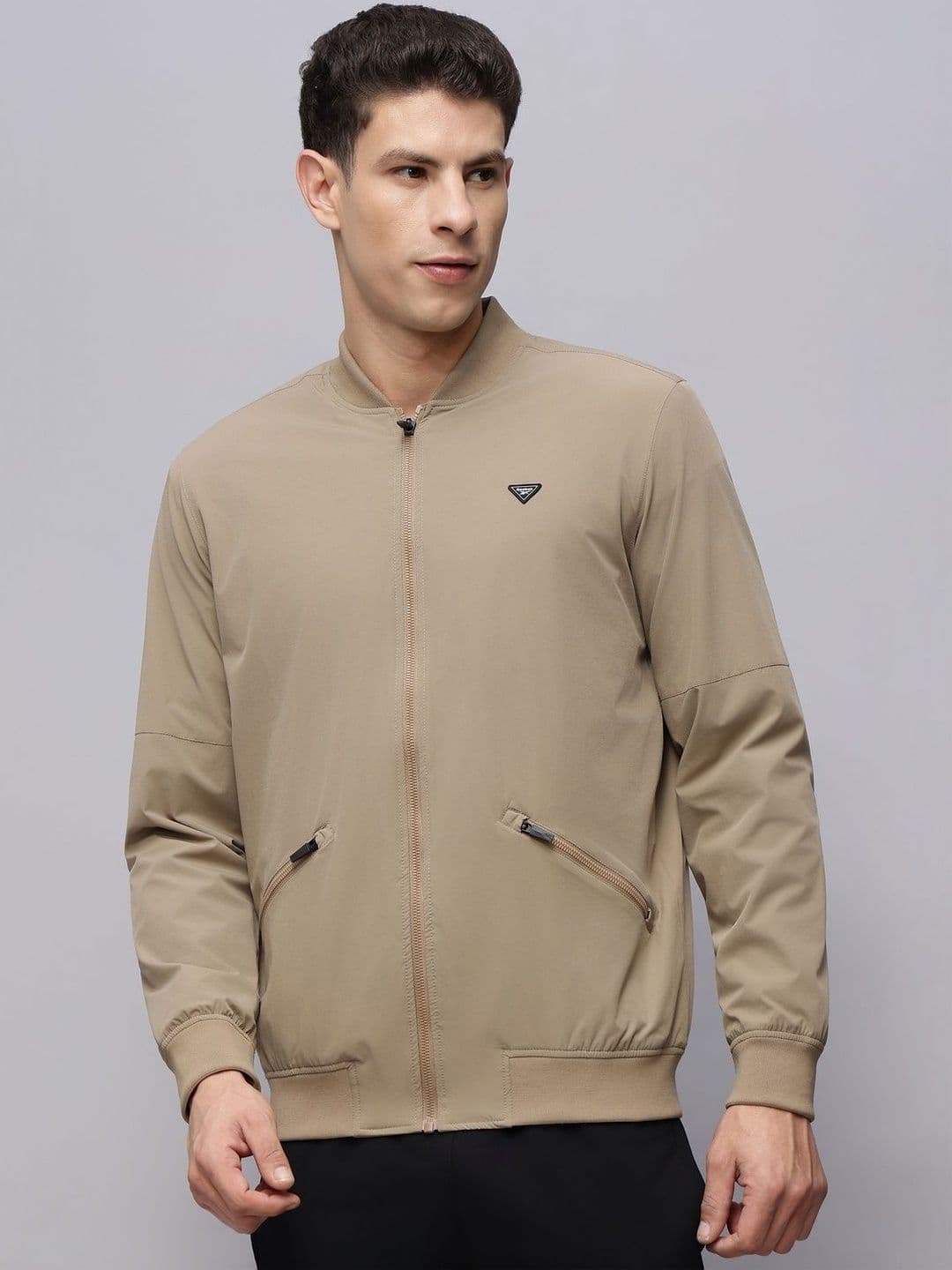 Reebok Mock Collar Open Front Jacket - view 1