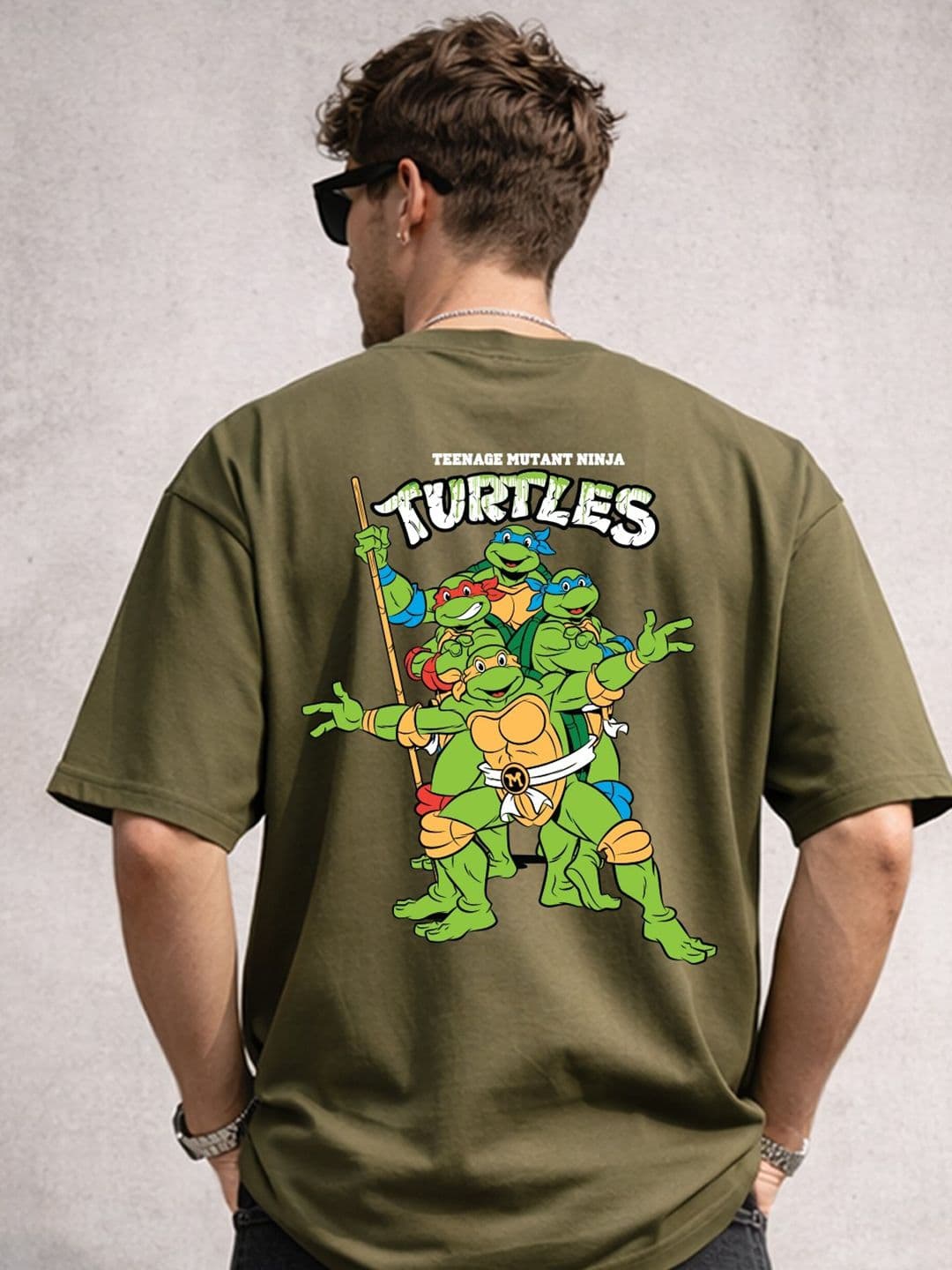 Kook N Keech X Minute Mirth Men Mutant Ninja Turtles Printed T-shirt - view 1