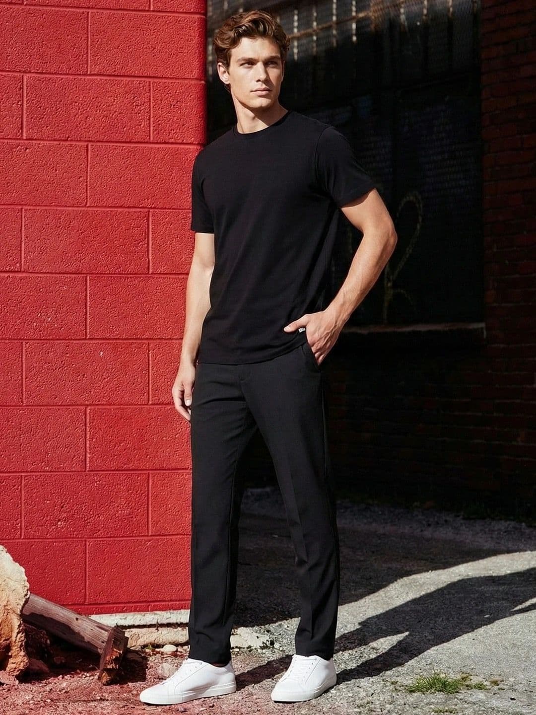 The Roadster Lifestyle Co. Round Neck Cotton T-Shirt - view 1
