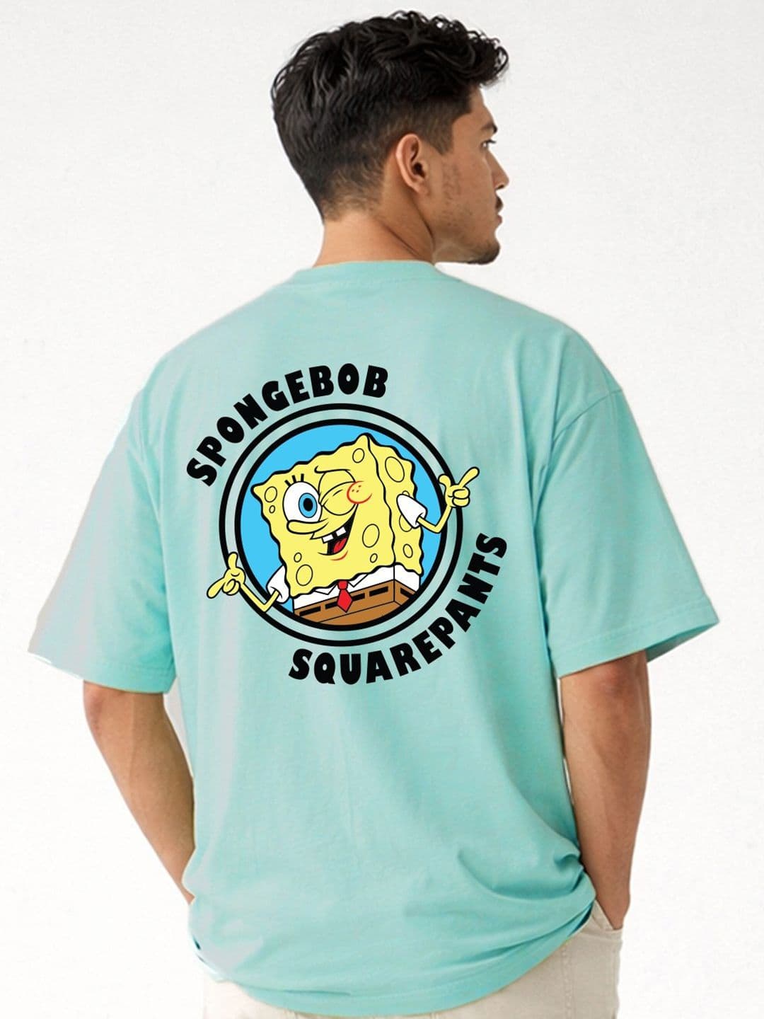 Kook N Keech X Minute Mirth Men Spongebob Printed T-shirt - view 1