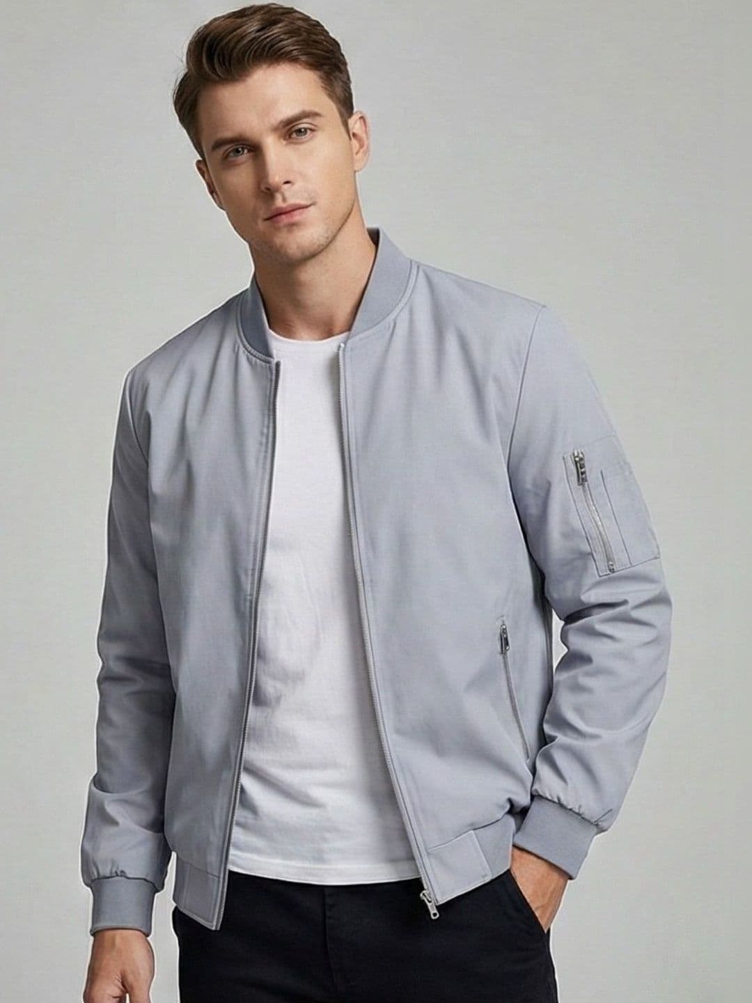 CARABA Men Windcheater Biker Jacket - view 1