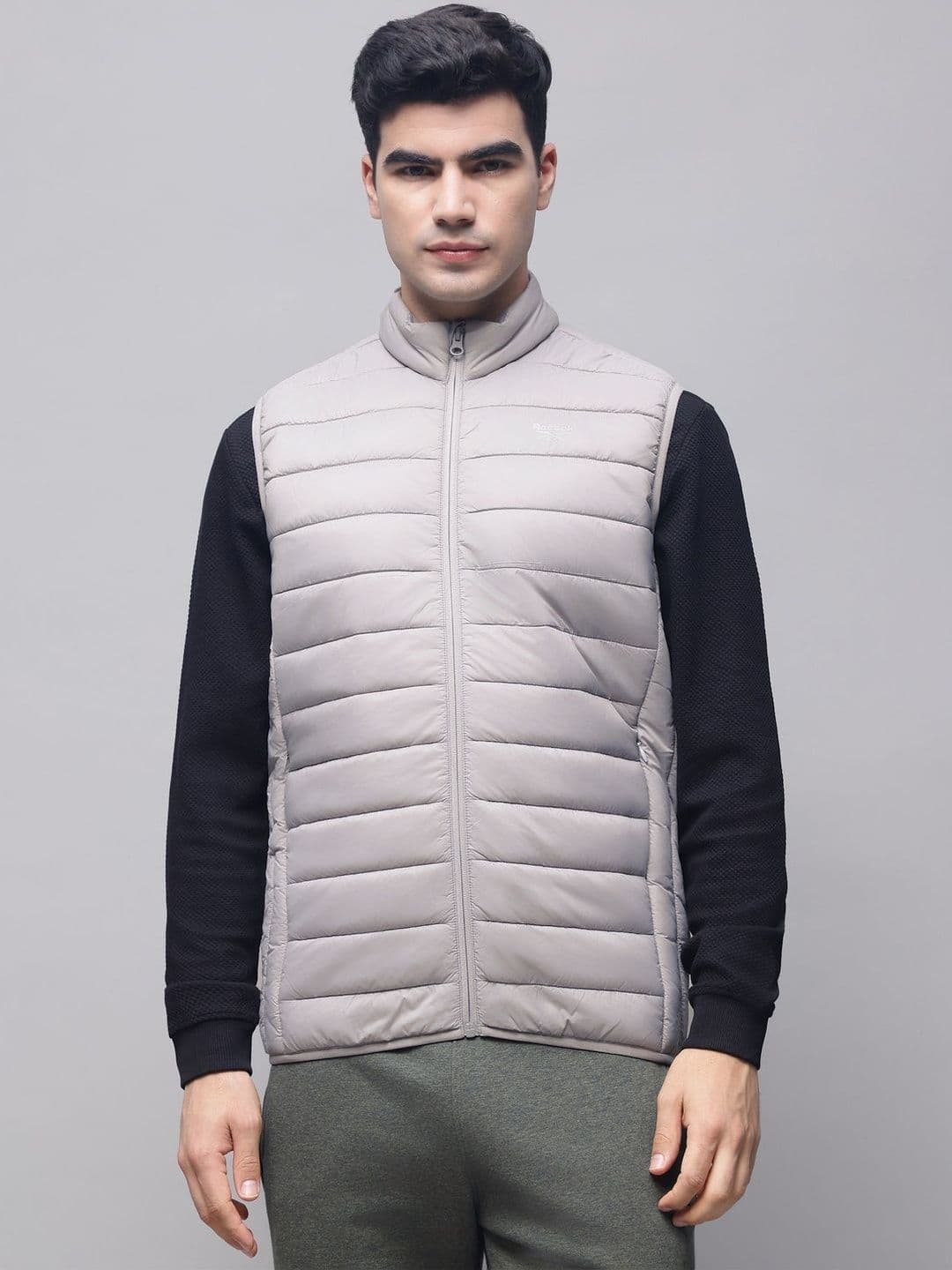 Reebok Mock Collar Sleeveless Puffer Jacket - view 1