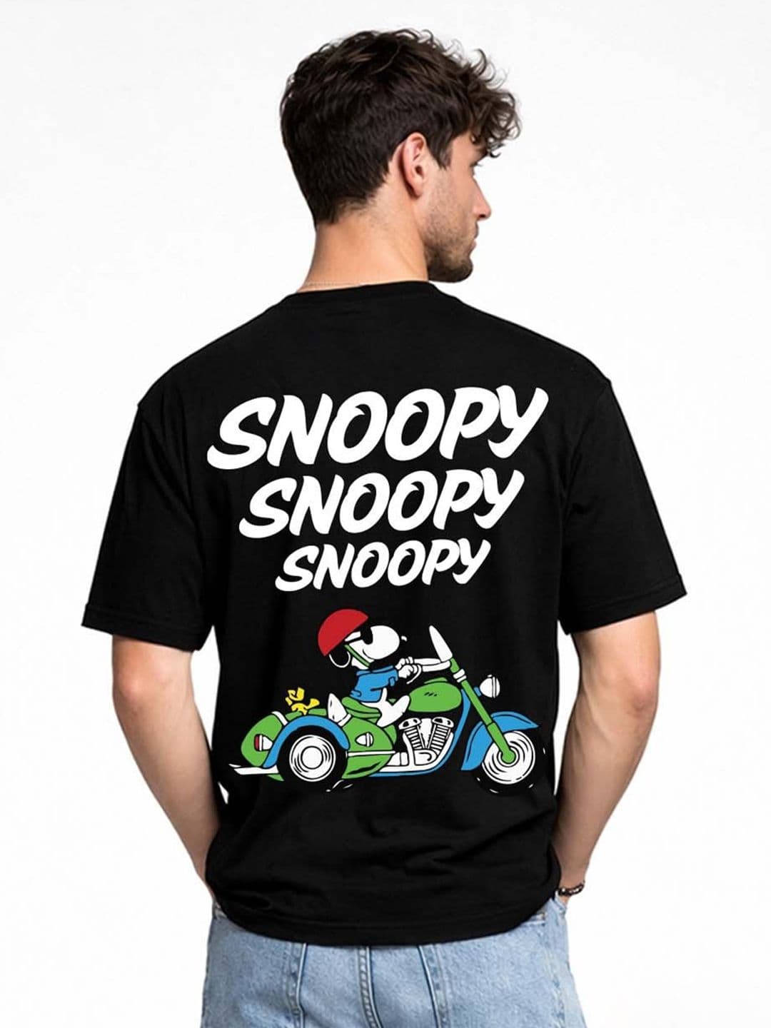 Kook N Keech X Minute Mirth Printed Cotton Oversized T-shirt - view 1
