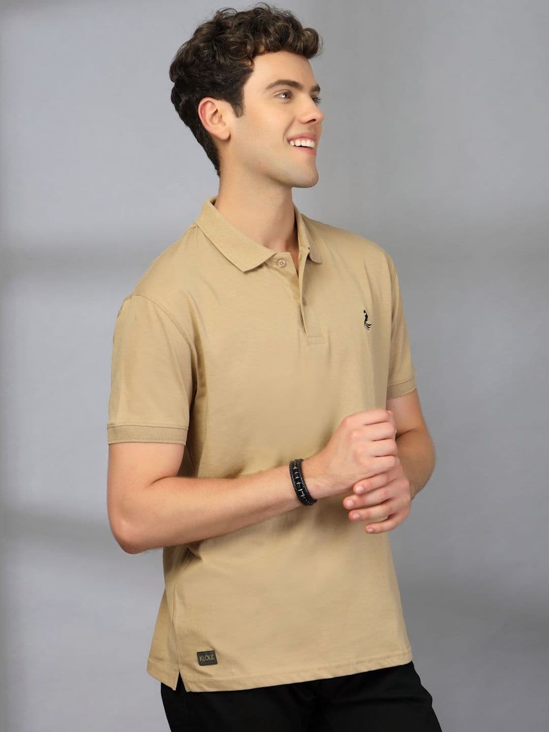 KLOUE Men Polo Collar T-shirt - view 1