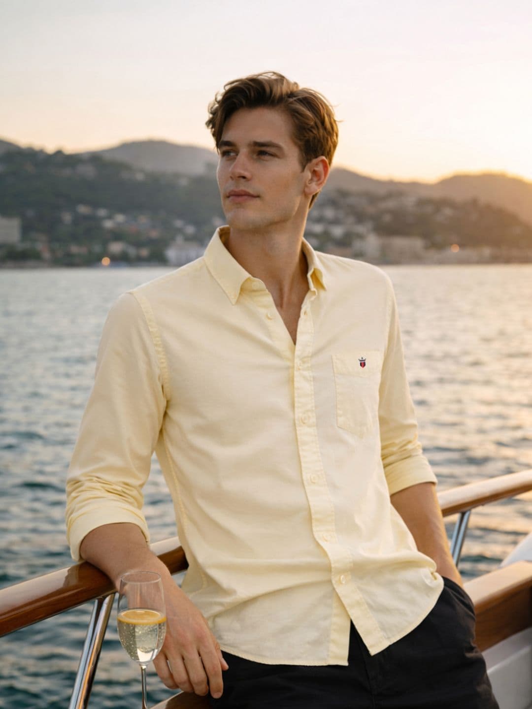 Louis Philippe Jeans Men Slim Fit Over Dyed Soft Handfeel Full Sleeve Casual Shirt - view 1