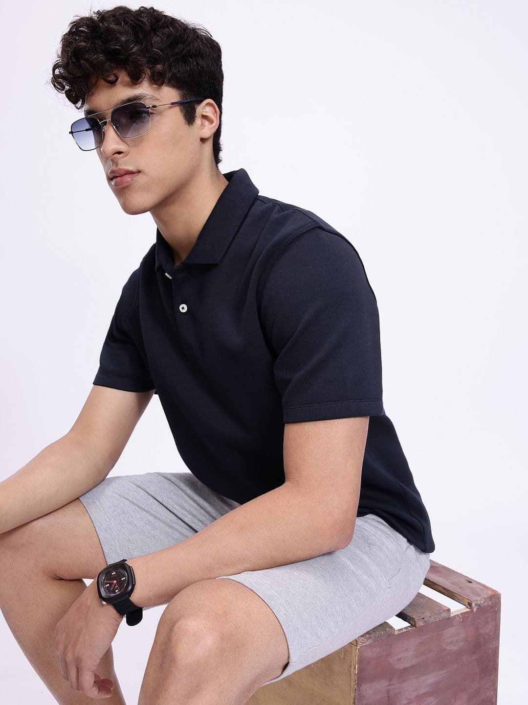 Kook N Keech Polo Collar Pure Cotton T-shirt - view 1