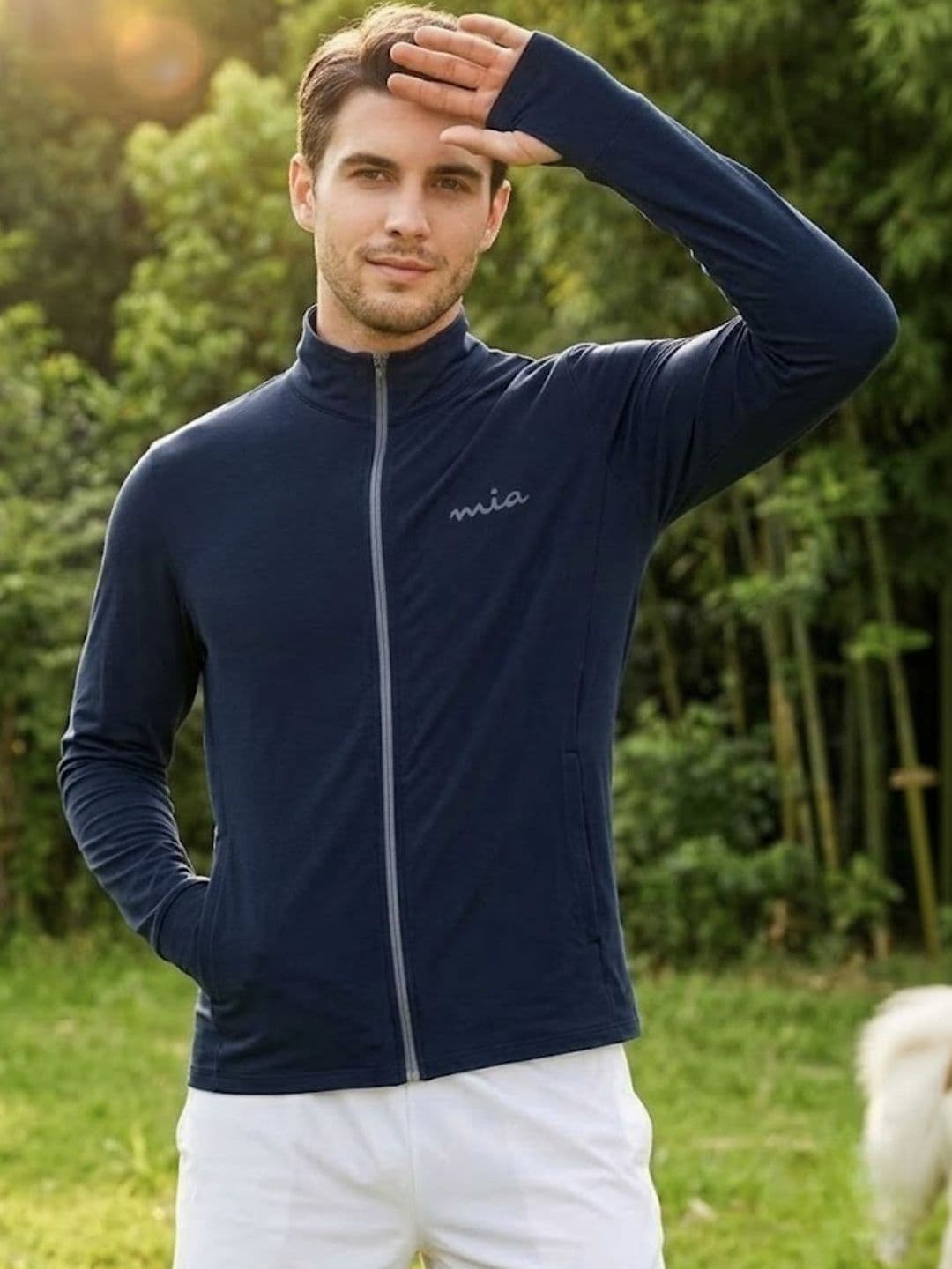 MIA FASHION Men Lightweight Running Biker Jacket - view 1