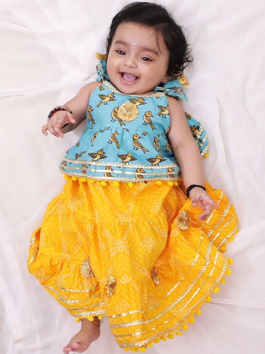 BownBee Girls Ready to Wear Lehenga & - view 1